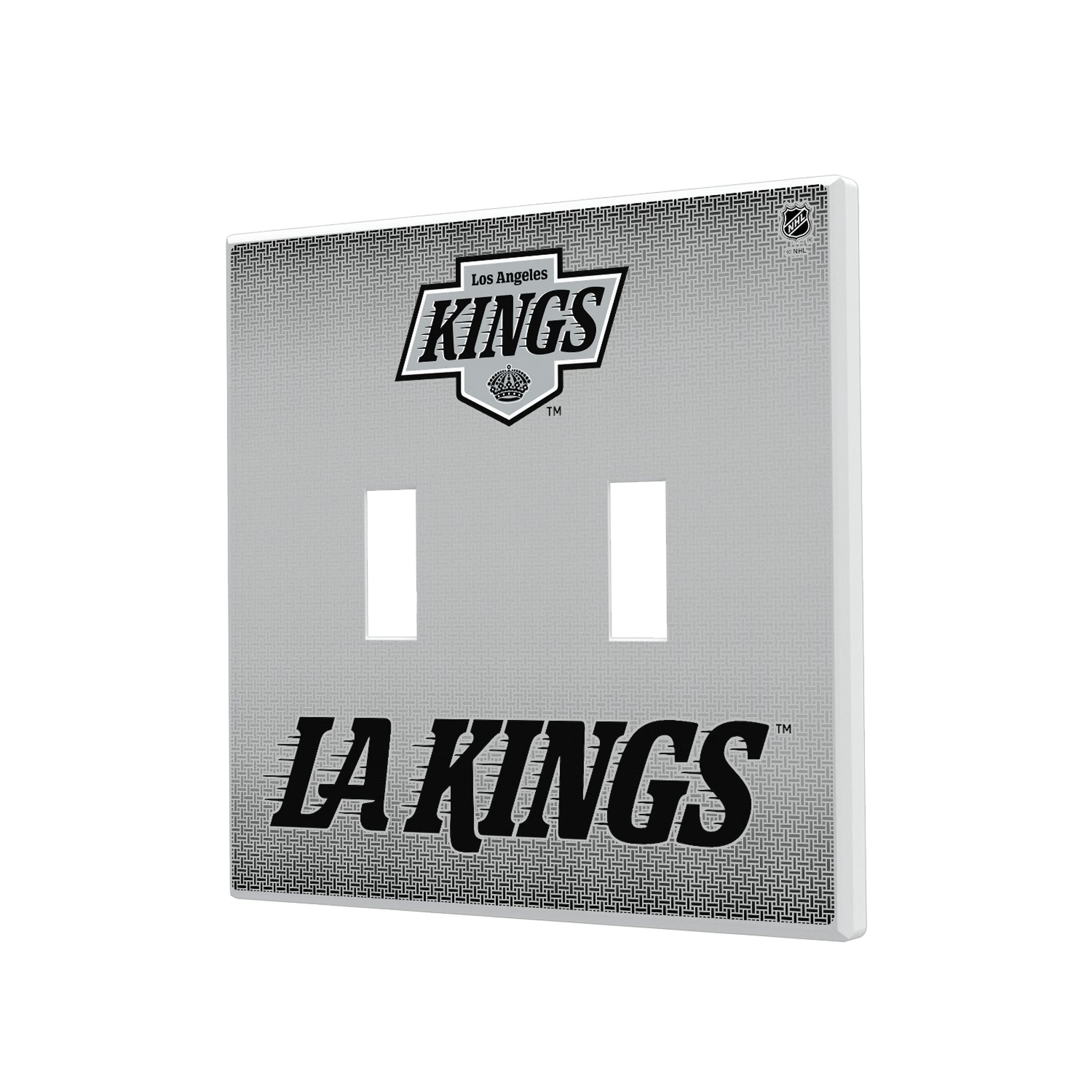LA Kings Linen Hidden-Screw Light Switch Plate#Style_Double Toggle