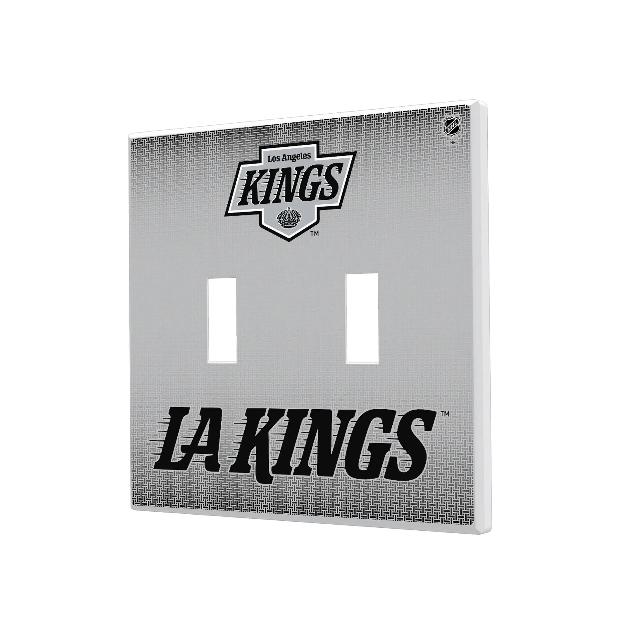 LA Kings Linen Hidden-Screw Light Switch Plate#Style_Double Toggle