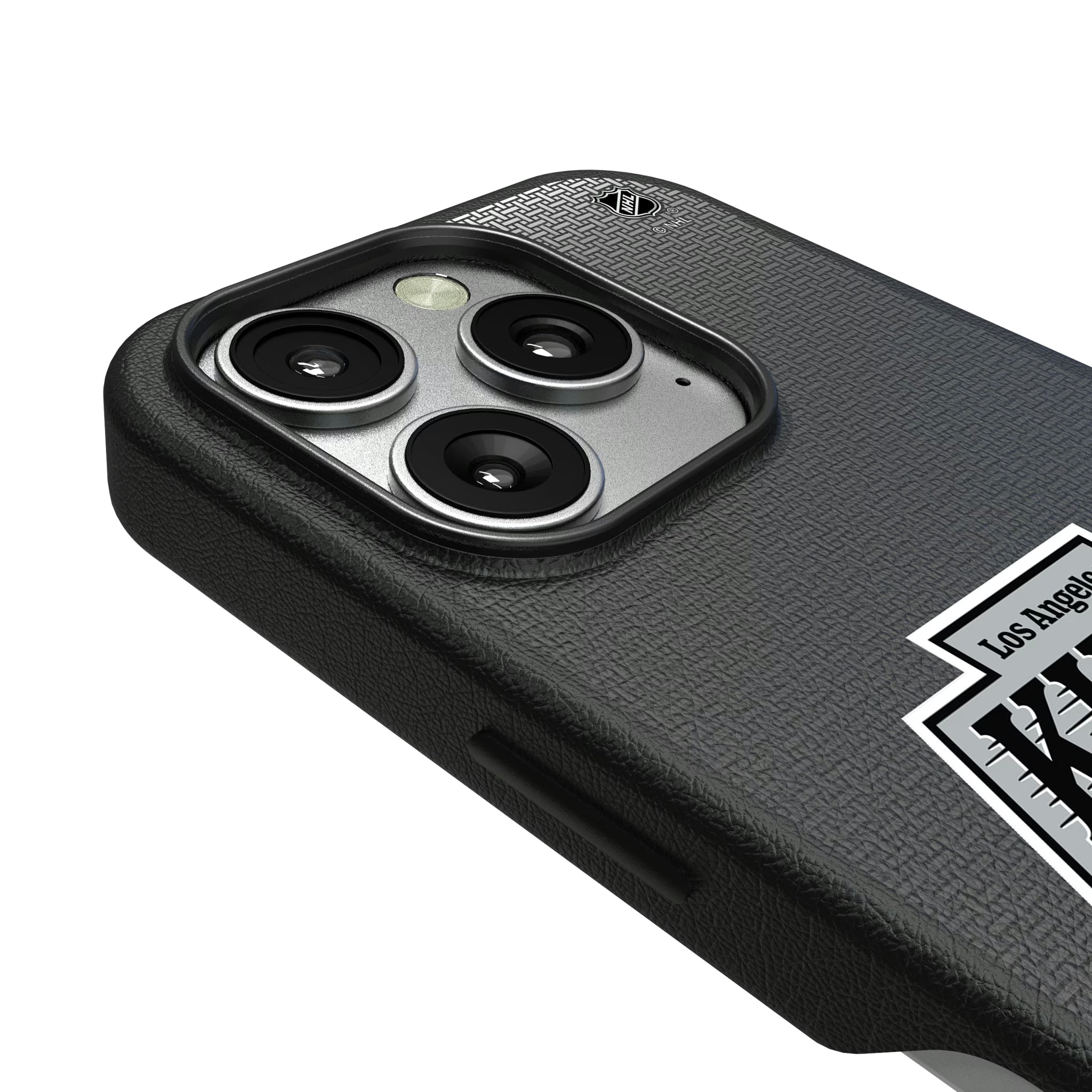LA Kings Linen iPhone MagSafe Compatible Phone Case for Apple iPhone - Detail