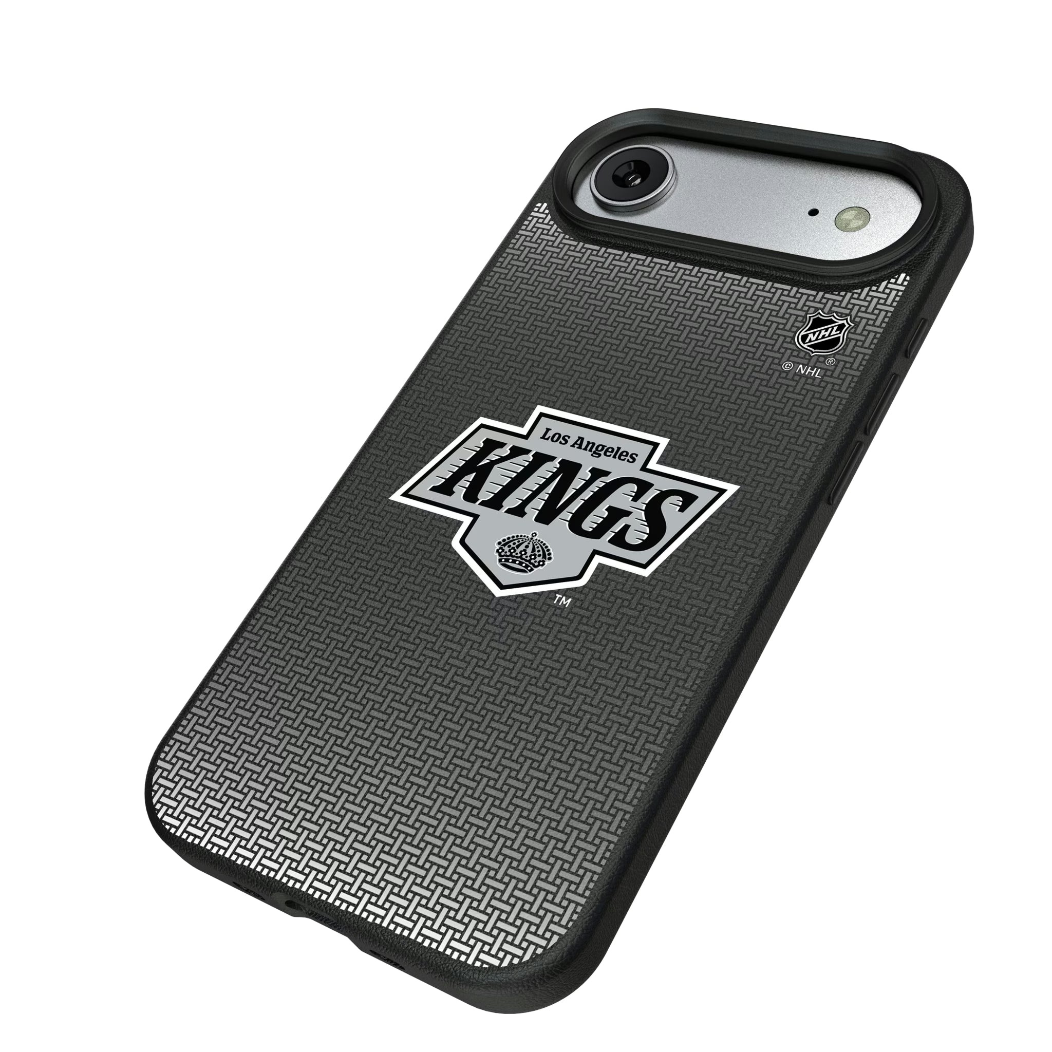 LA Kings Linen iPhone MagSafe Compatible Phone Case for Apple iPhone - Isometric View#Device_iPhone Air