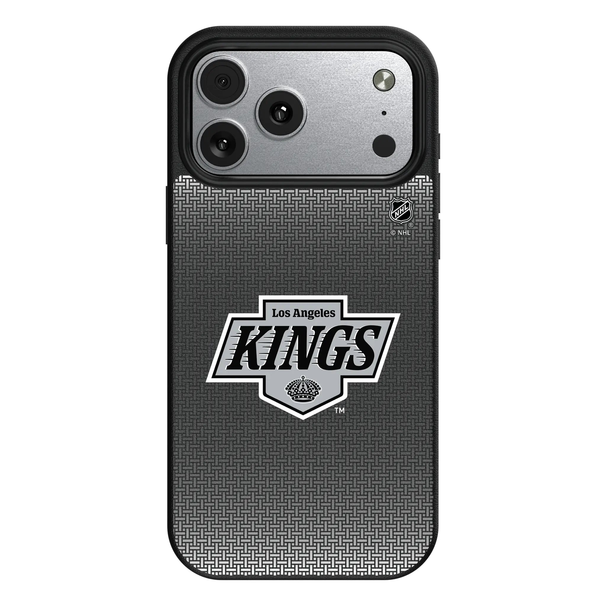 LA Kings Linen iPhone MagSafe Compatible Phone Case for Apple iPhone#Device_iPhone 17 Pro Max