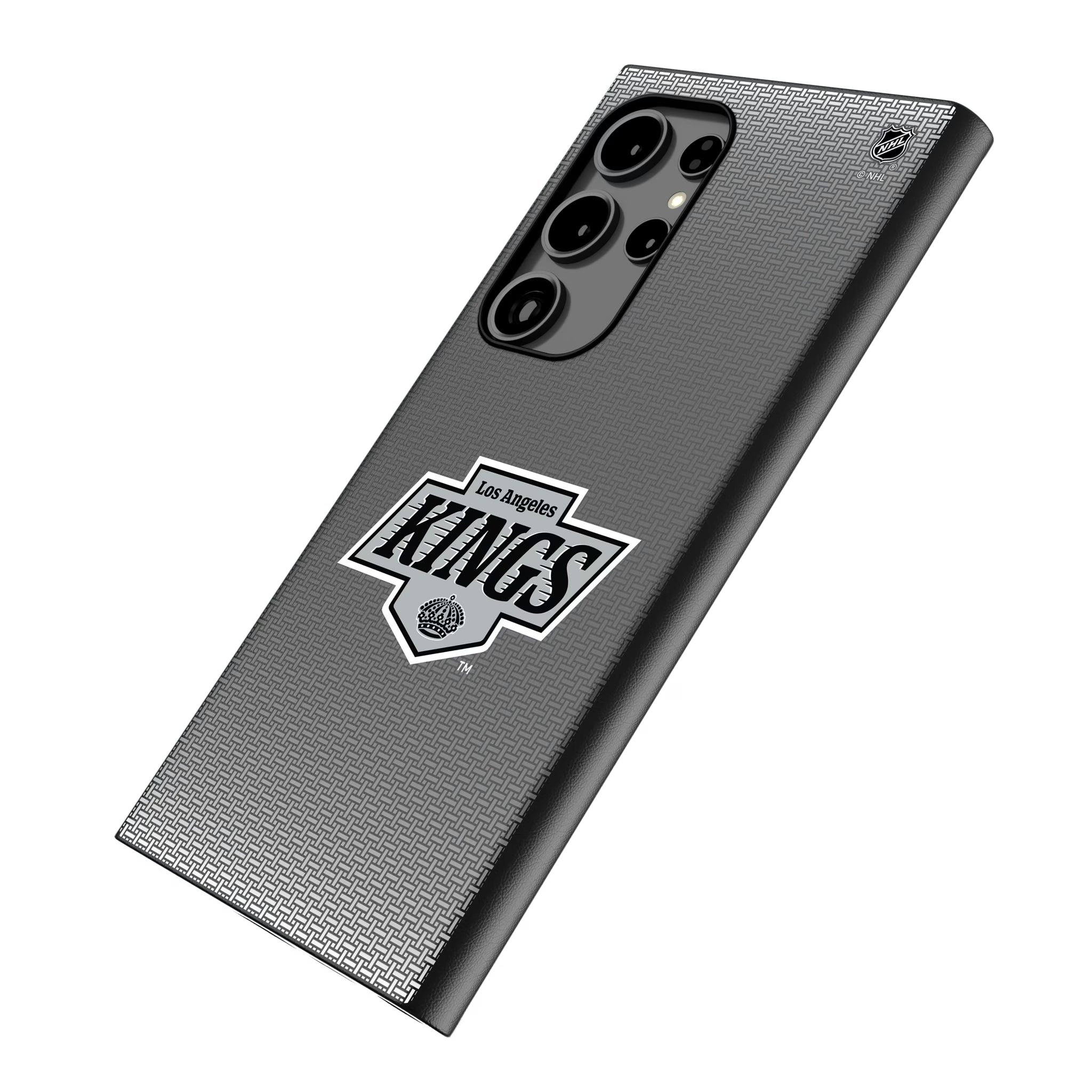 LA Kings Linen Galaxy MagSafe Compatible Phone Case for Samsung Galaxy - Isometric View