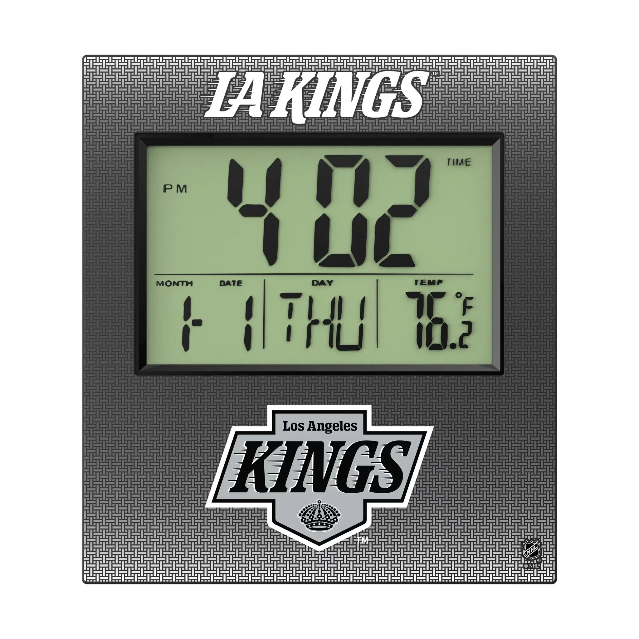 LA Kings Linen Wall Clock