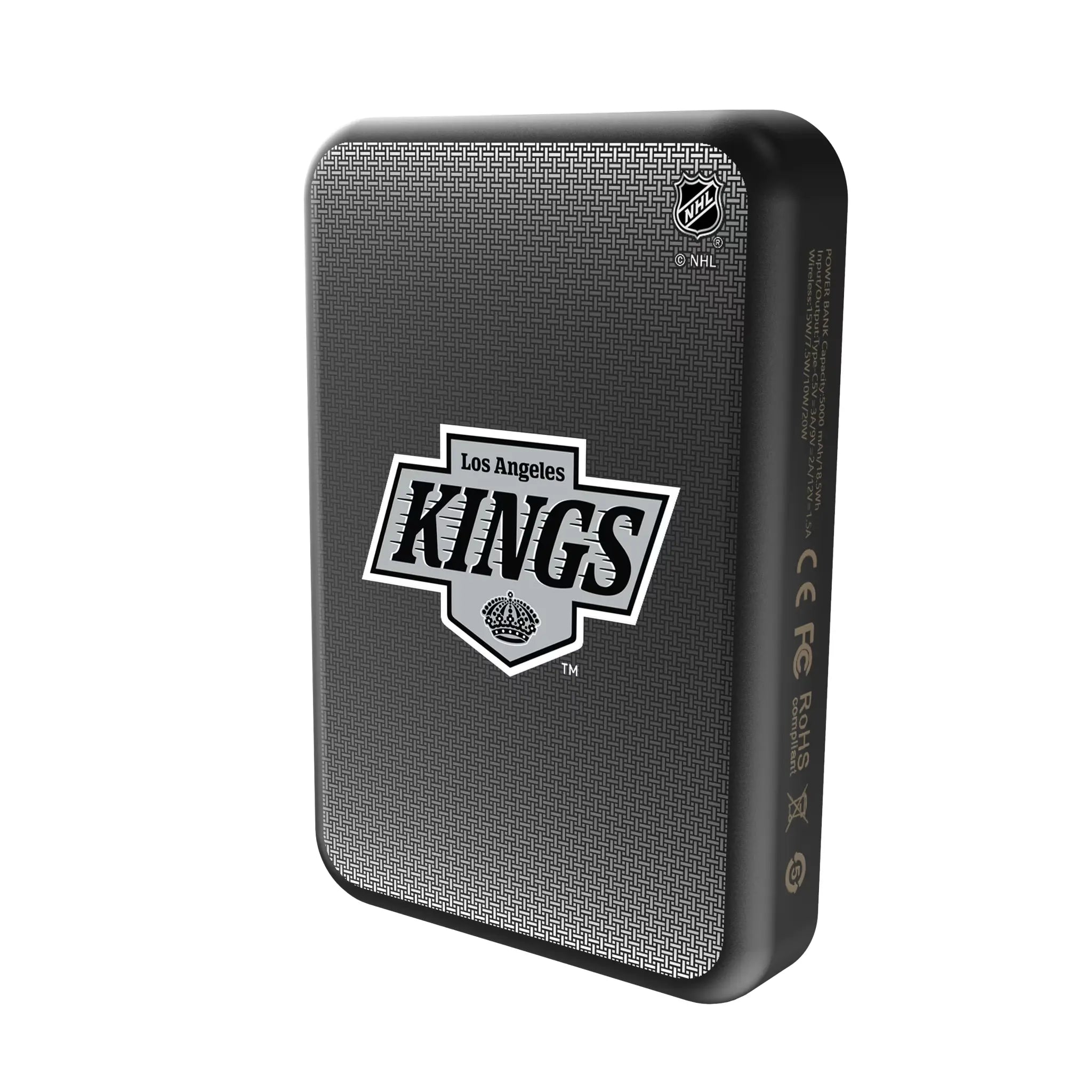 LA Kings Linen Wireless Mag Power Bank