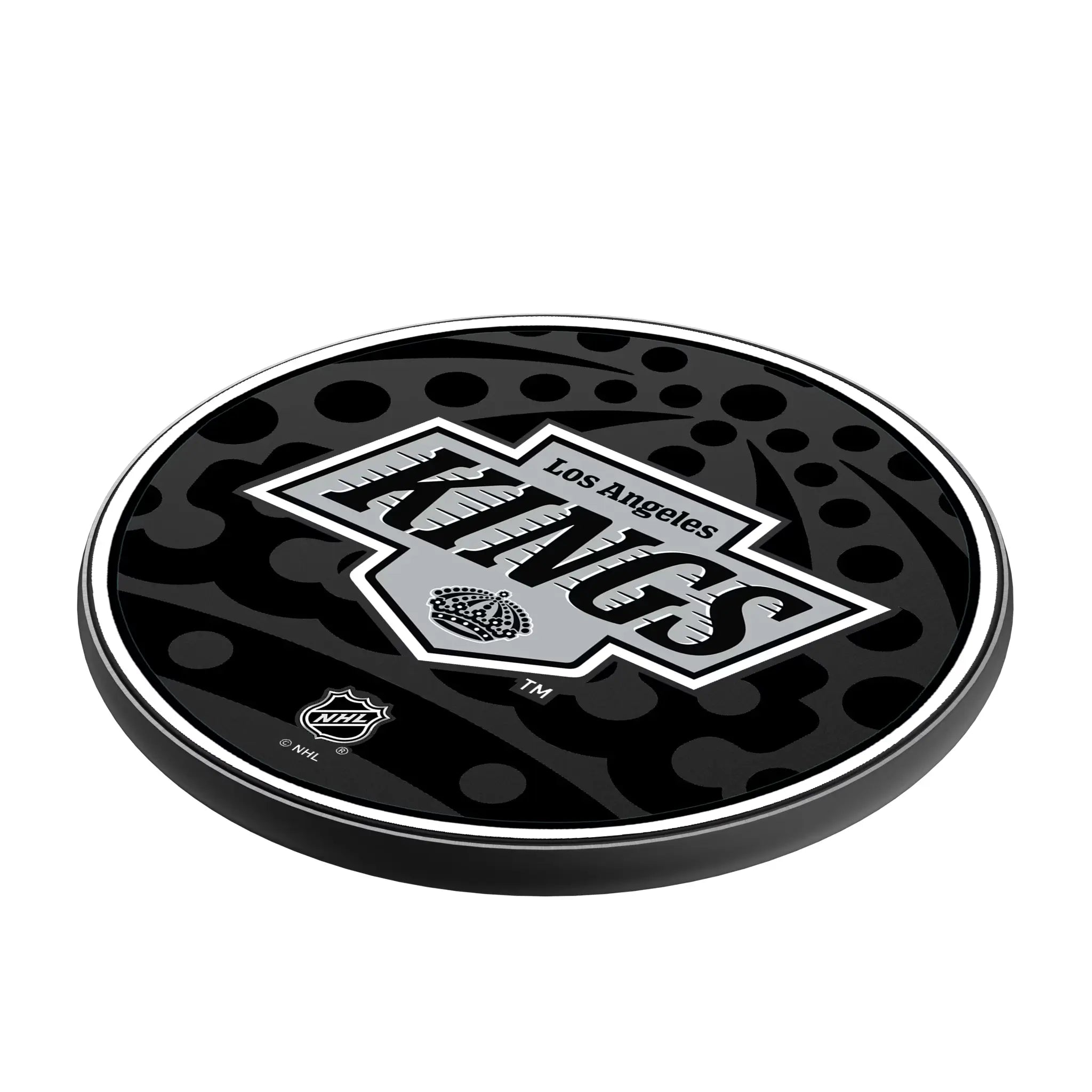 LA Kings Monocolor Tilt 15-Watt Wireless Charger - Isometric View