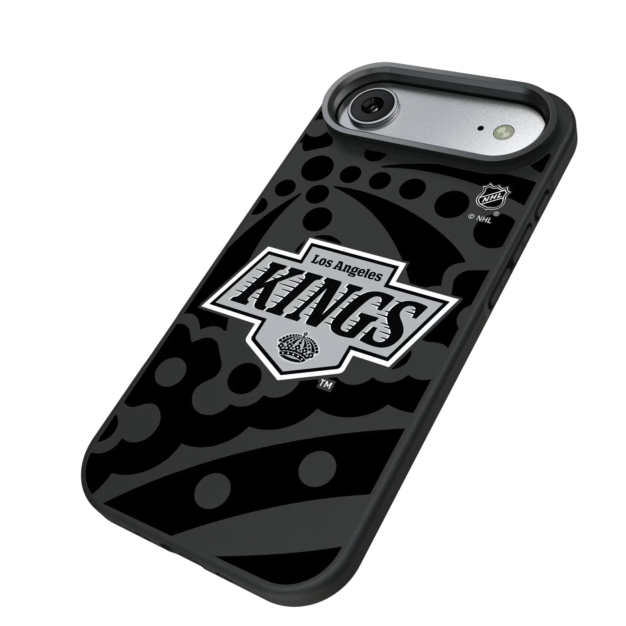 LA Kings Monocolor Tilt iPhone Bump Phone Case for Apple iPhone - Isometric View#Device_iPhone Air
