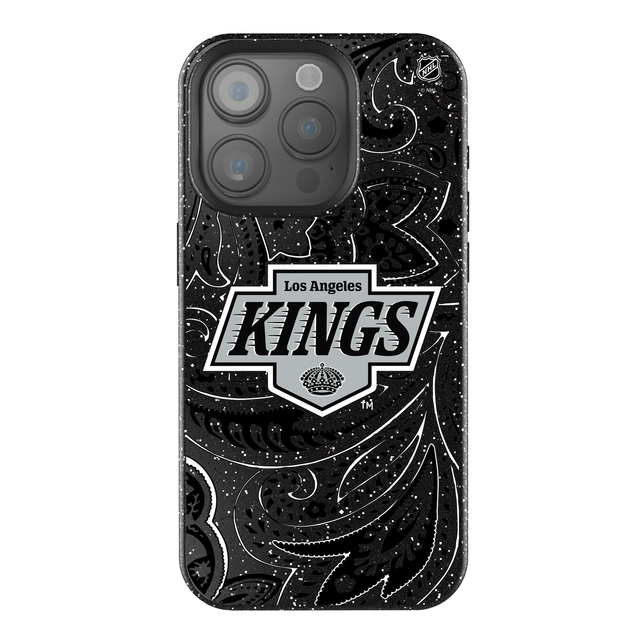 LA Kings Paisley iPhone Bling Phone Case for Apple iPhone