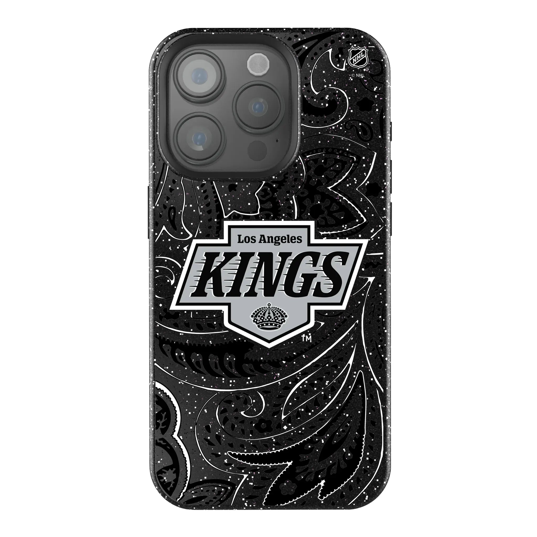 LA Kings Paisley iPhone Bling Phone Case for Apple iPhone