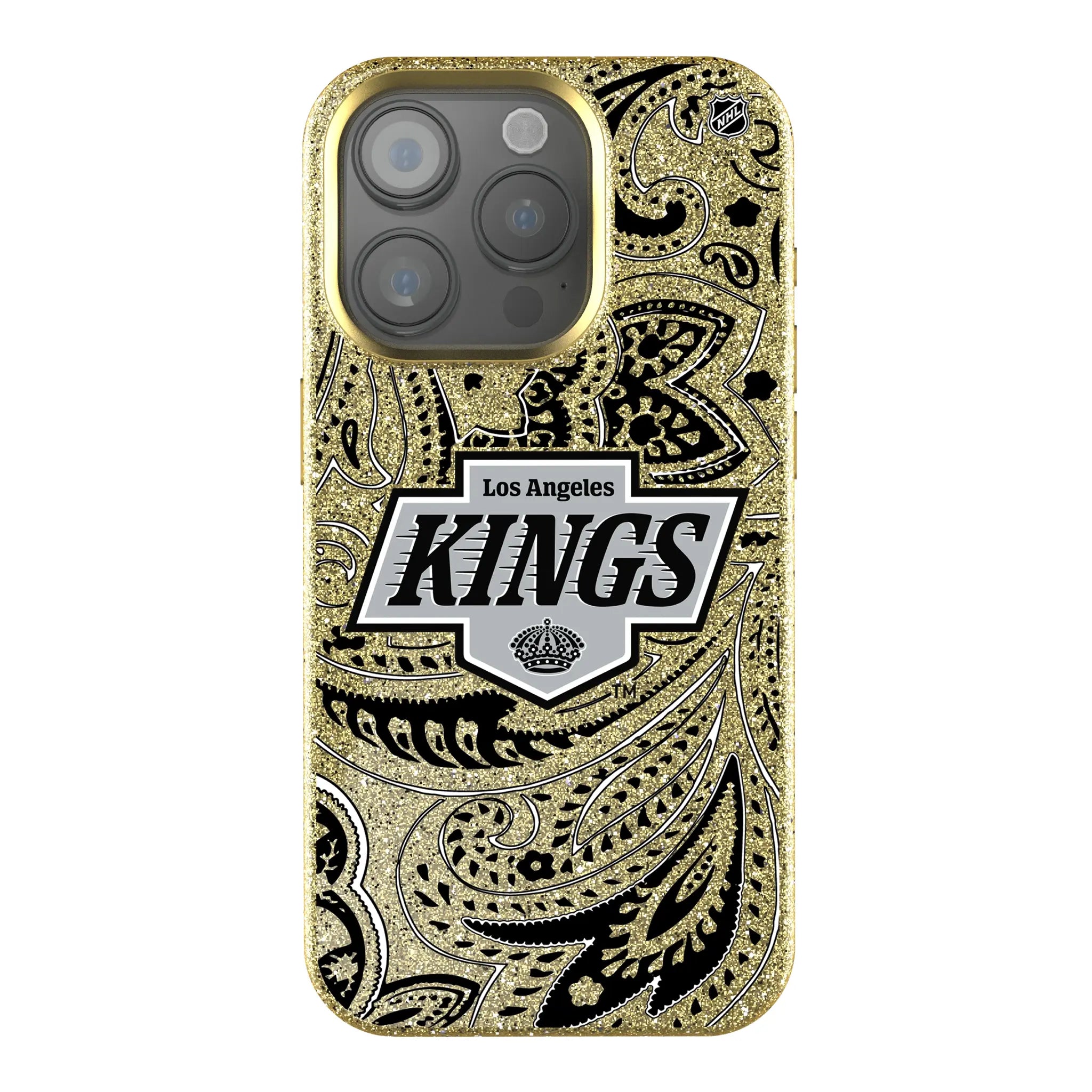 LA Kings Paisley iPhone Bling Phone Case for Apple iPhone