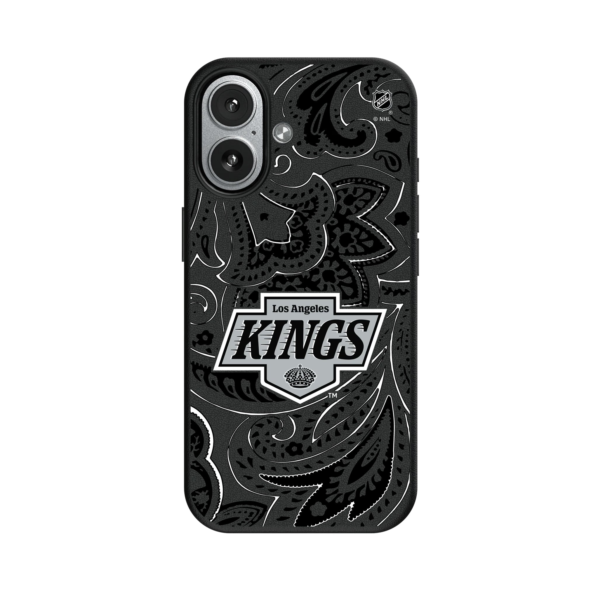 LA Kings Paisley iPhone MagSafe Compatible Phone Case for Apple iPhone#Device_iPhone 17