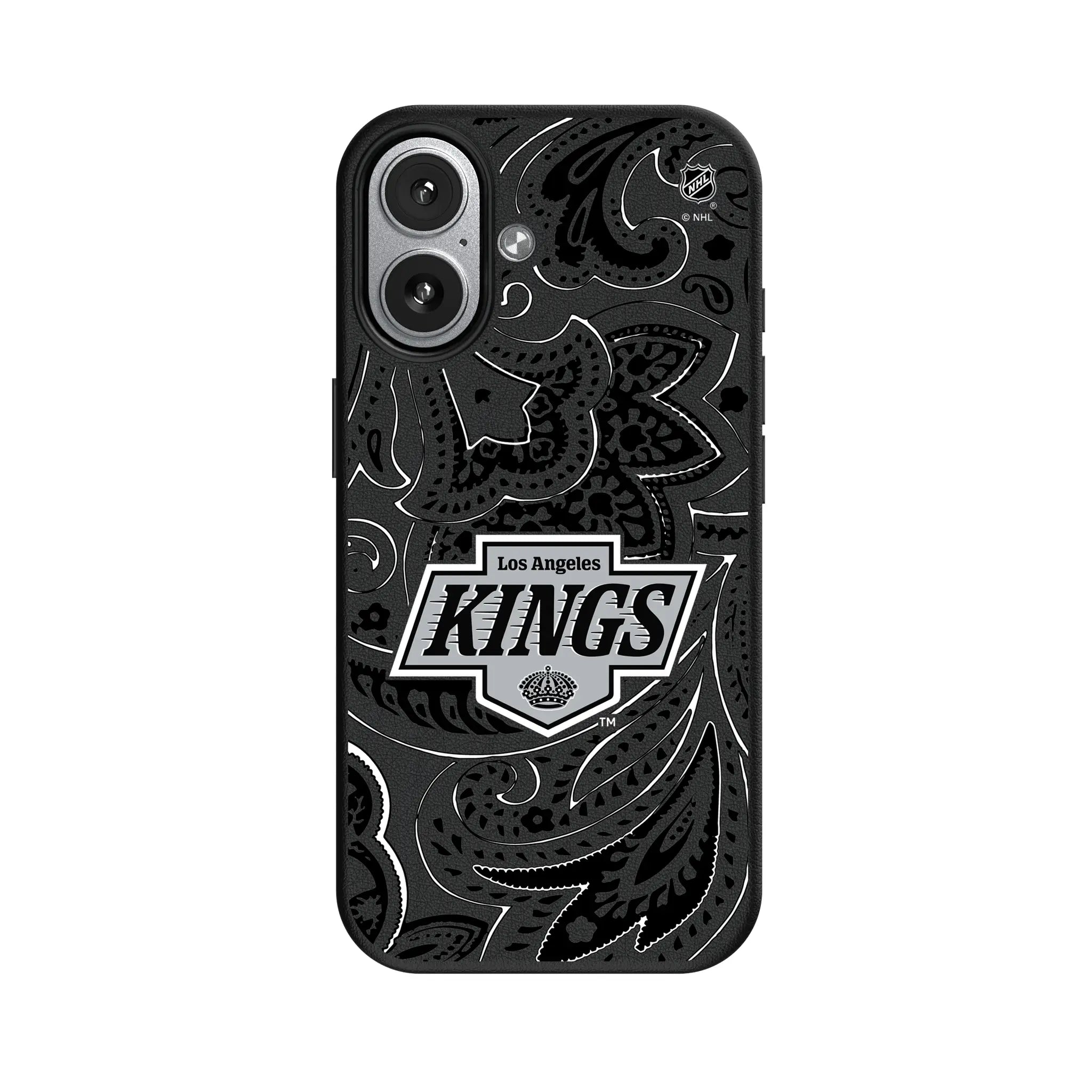 LA Kings Paisley iPhone MagSafe Compatible Phone Case for Apple iPhone#Device_iPhone 17