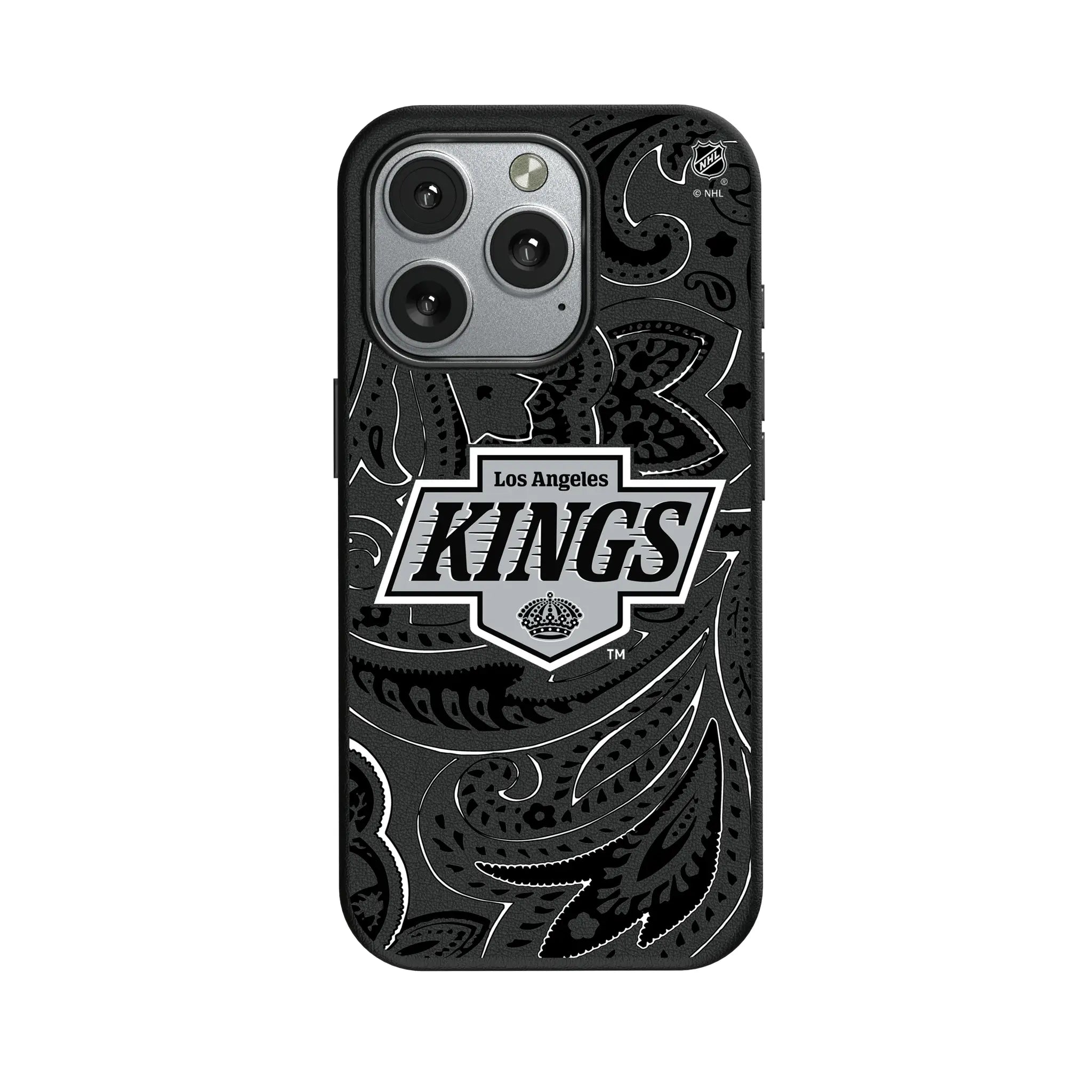 LA Kings Paisley iPhone MagSafe Compatible Phone Case for Apple iPhone