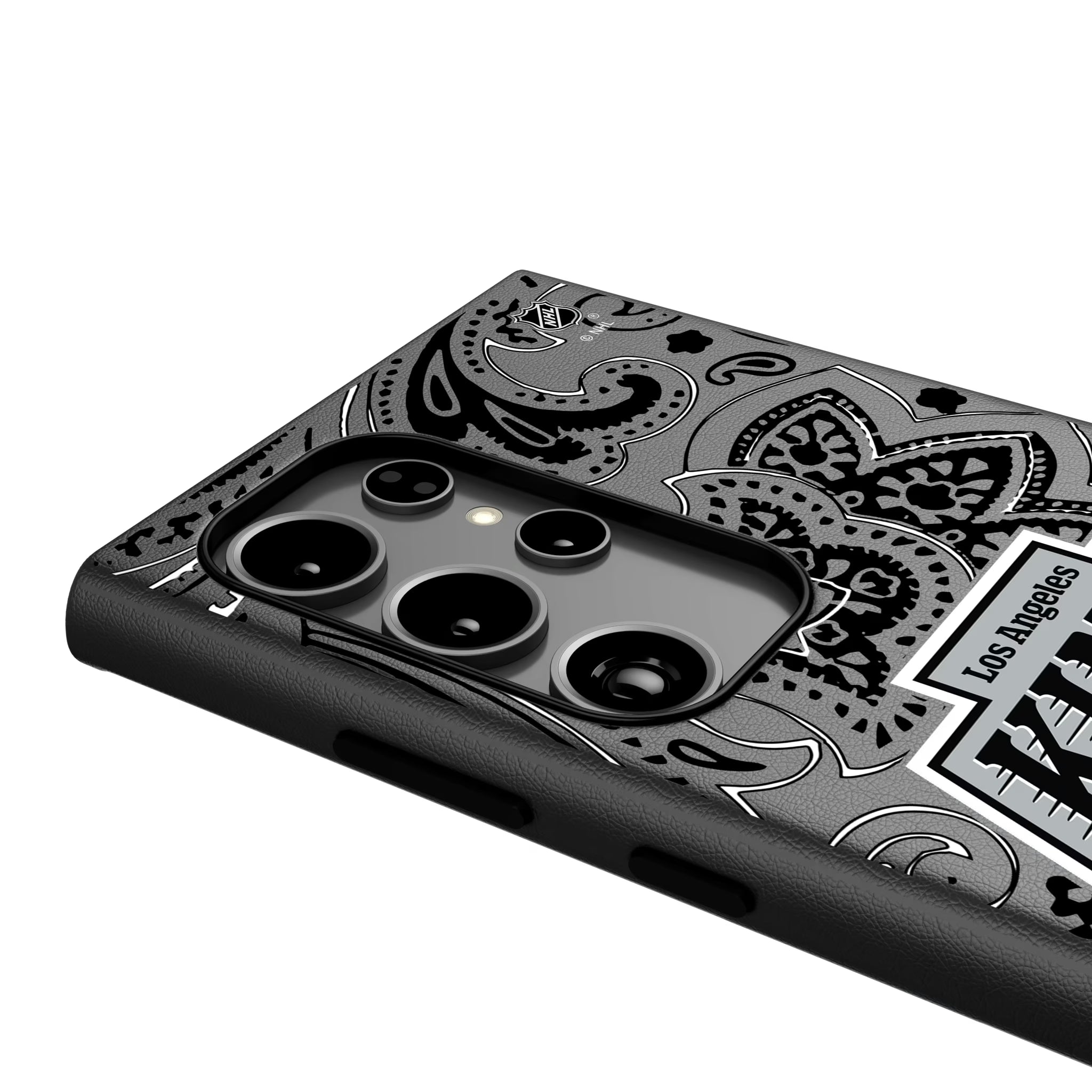 LA Kings Paisley Galaxy MagSafe Compatible Phone Case for Samsung Galaxy - Detail