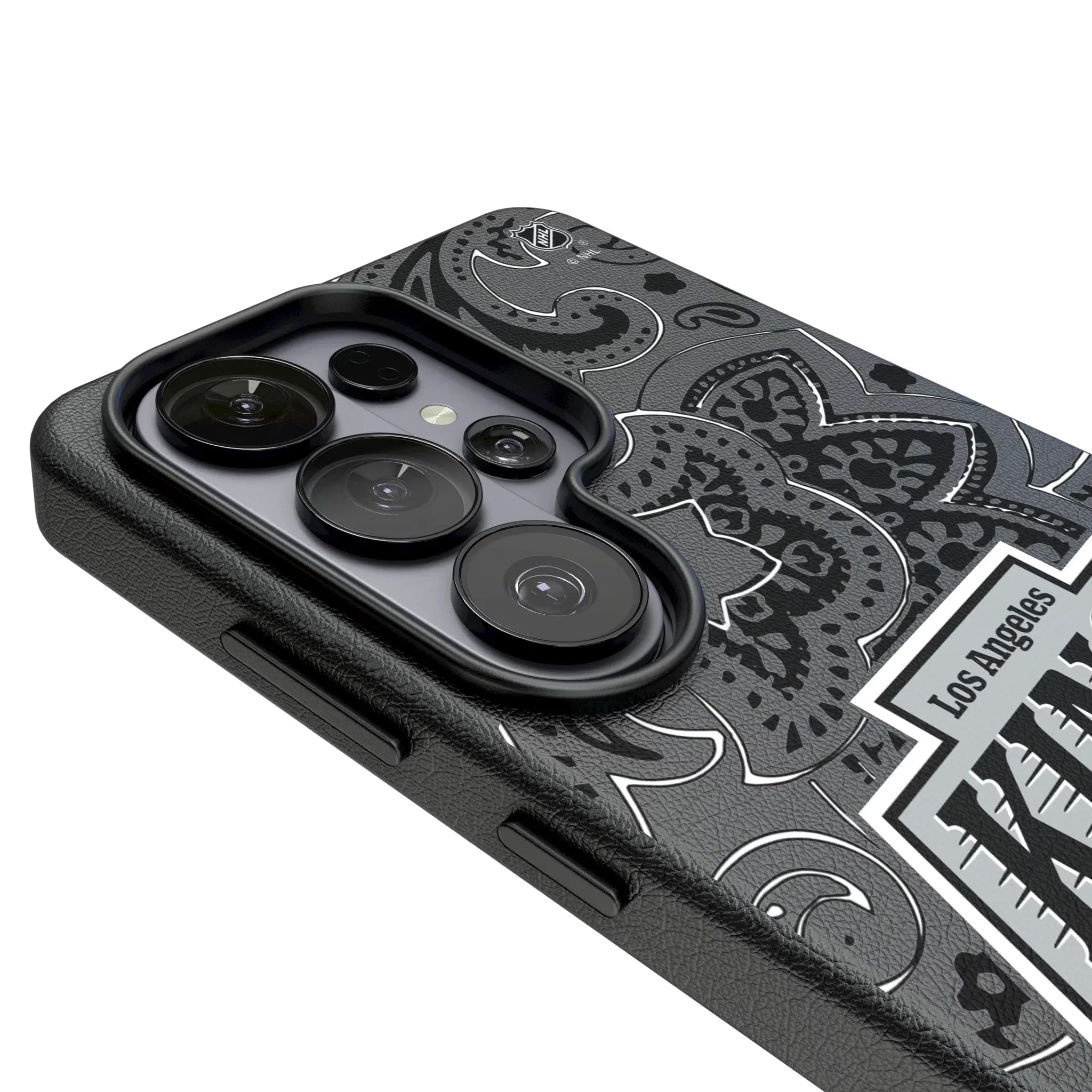 LA Kings Paisley Galaxy MagSafe Compatible Phone Case for Samsung Galaxy - Detail#Device_Galaxy S26 Ultra