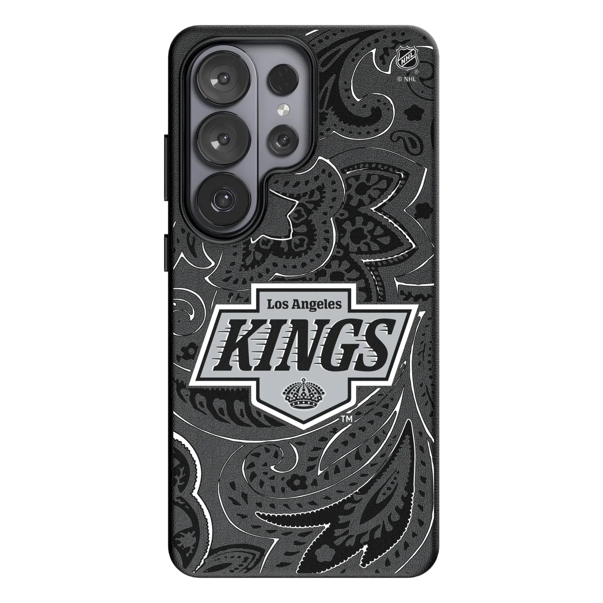 LA Kings Paisley Galaxy MagSafe Compatible Phone Case for Samsung Galaxy#Device_Galaxy S26 Ultra