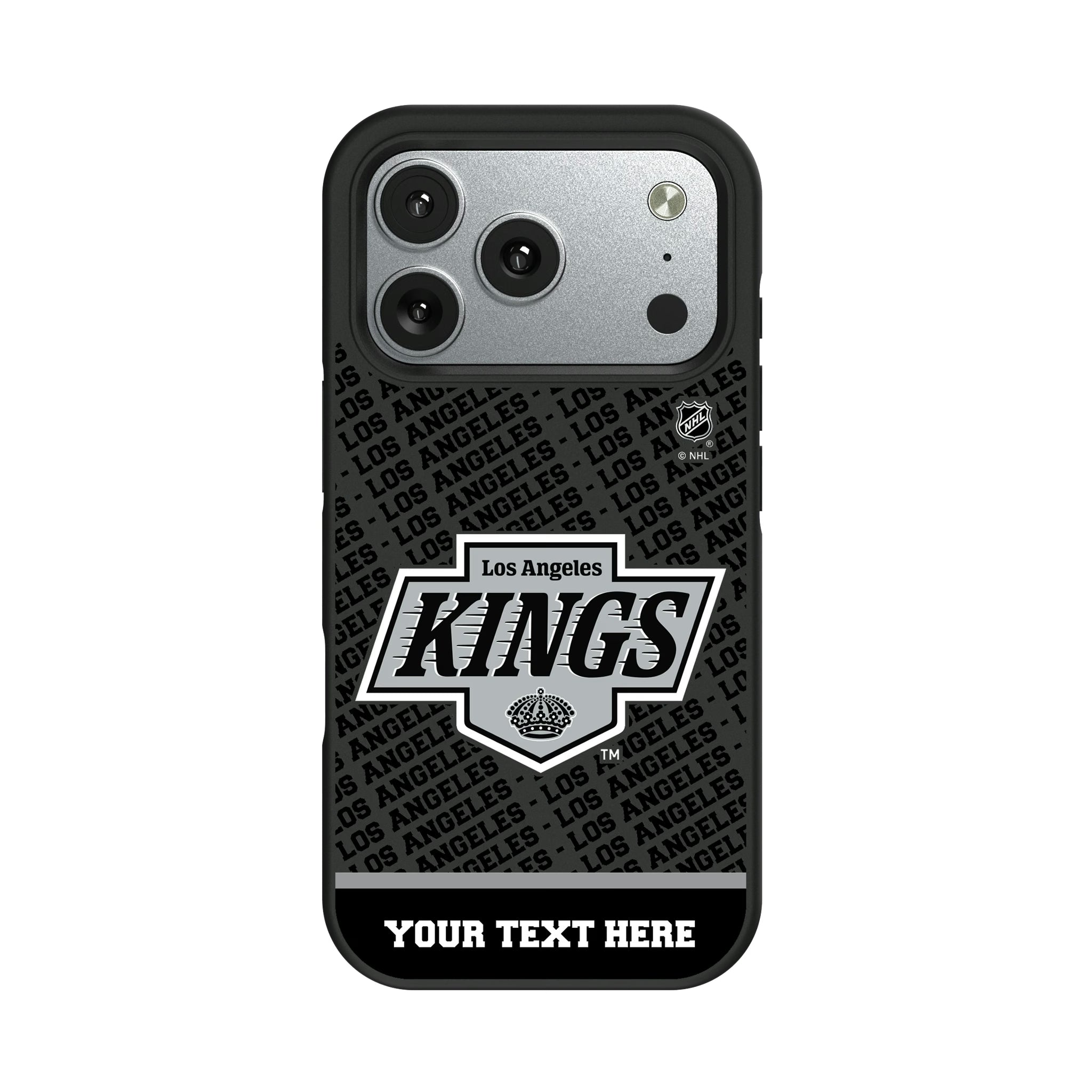 LA Kings Personalized EndZone Plus iPhone Bump Phone Case for Apple iPhone#Device_iPhone 17 Pro