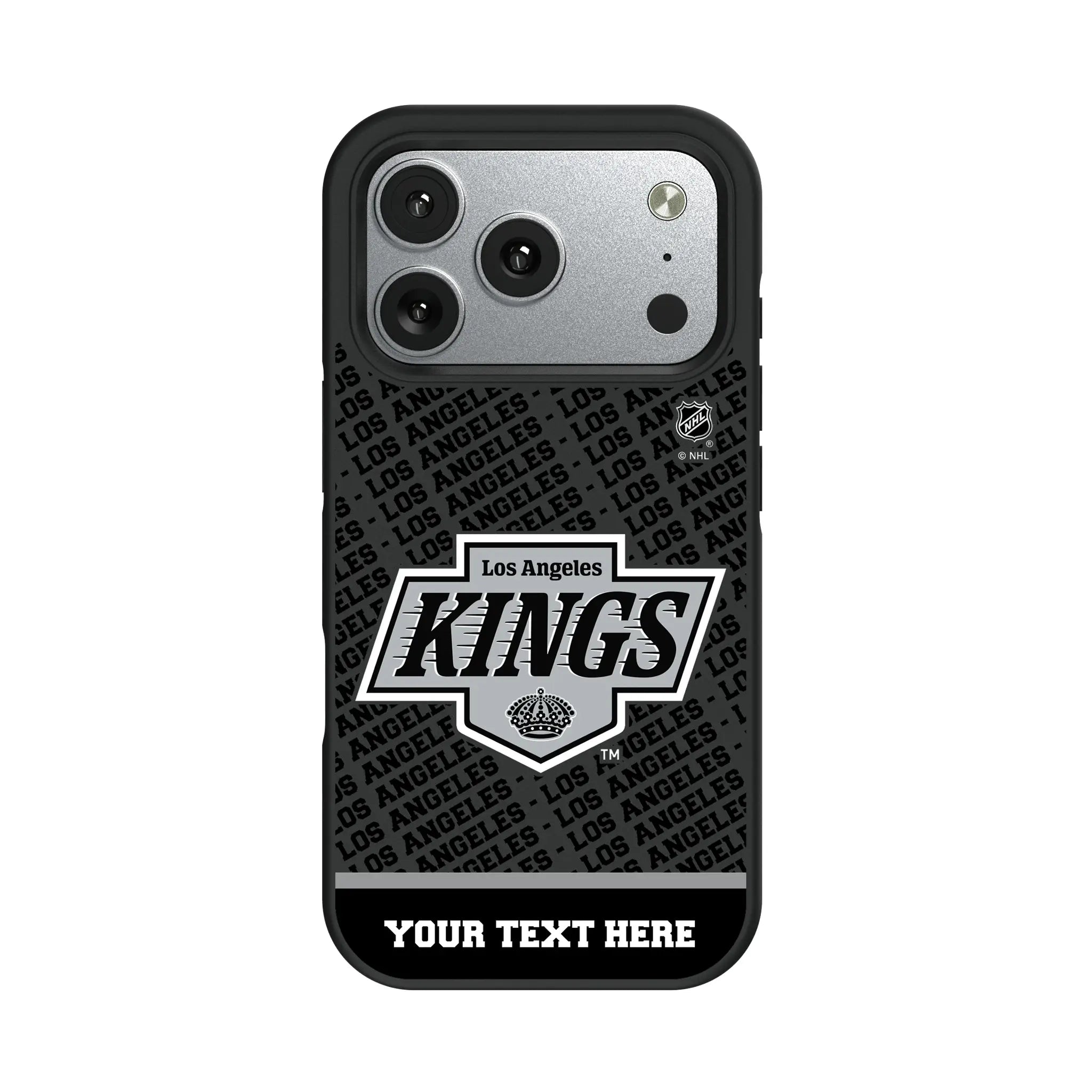 LA Kings Personalized EndZone Plus iPhone Bump Phone Case for Apple iPhone#Device_iPhone 17 Pro