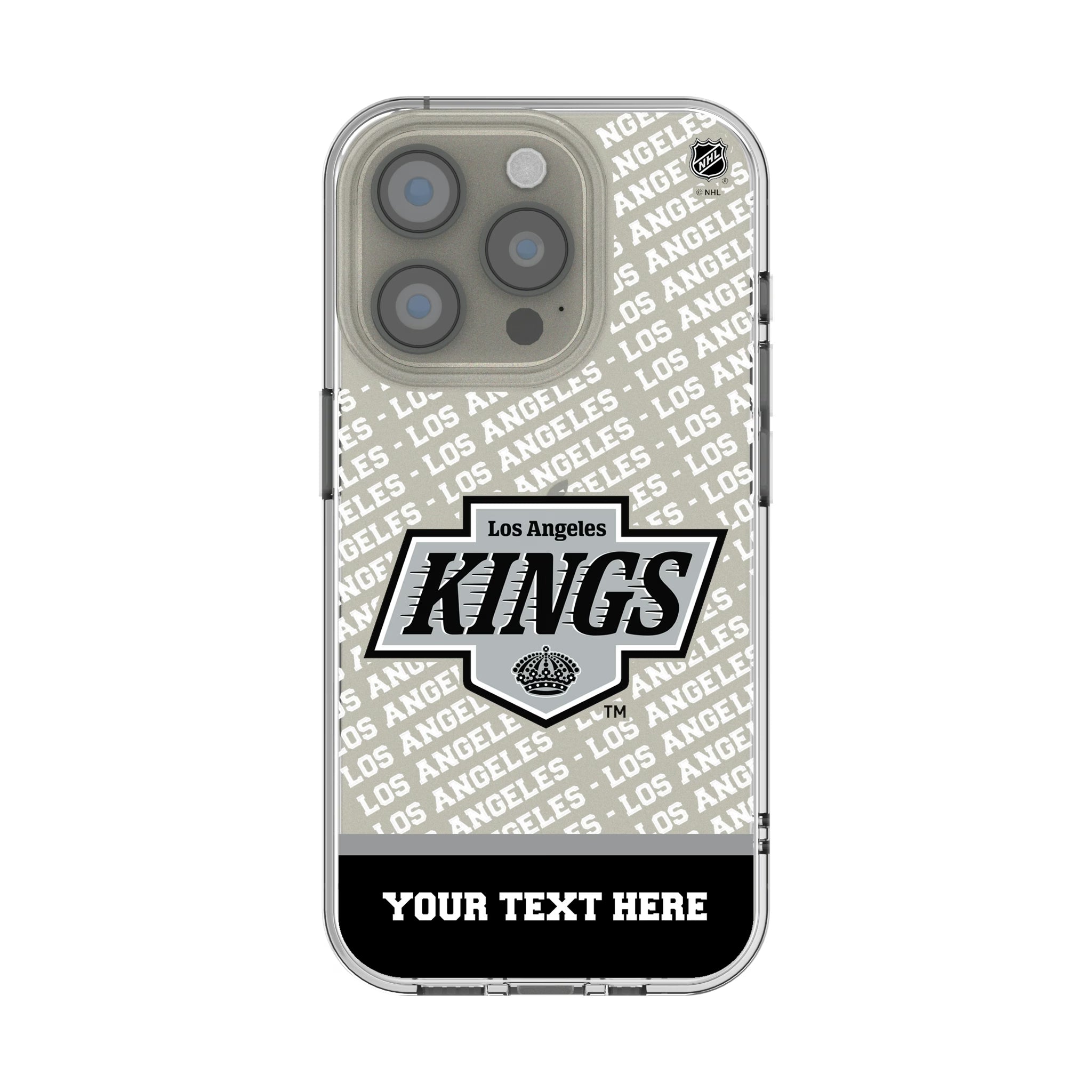 LA Kings Personalized EndZone Plus iPhone Clear Phone Case for Apple iPhone