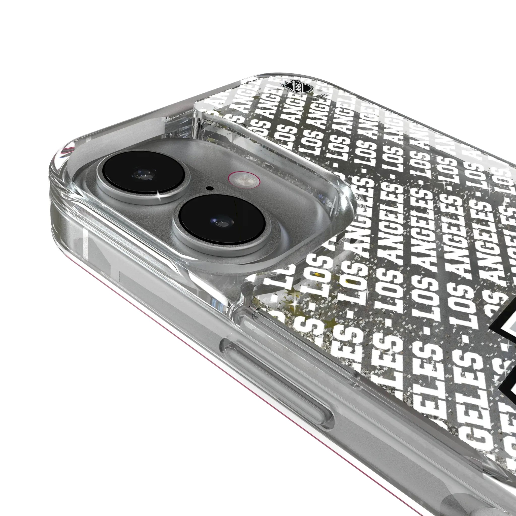 LA Kings Personalized EndZone Plus iPhone Glitter Phone Case for Apple iPhone - Detail