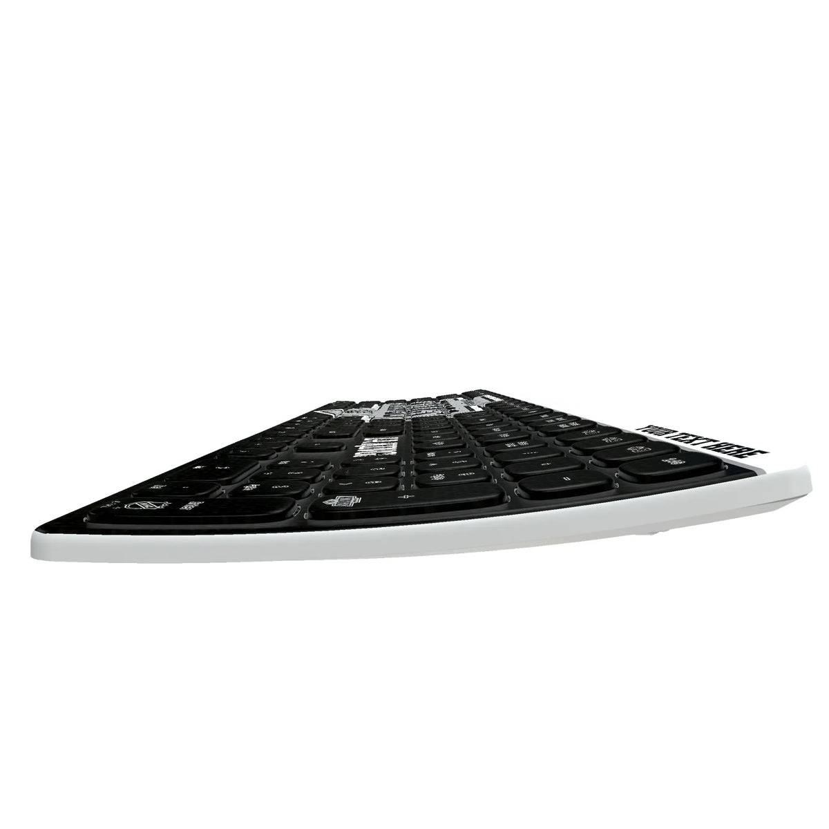 LA Kings Personalized Endzone Solid KKB605 Curved Wireless Keyboard