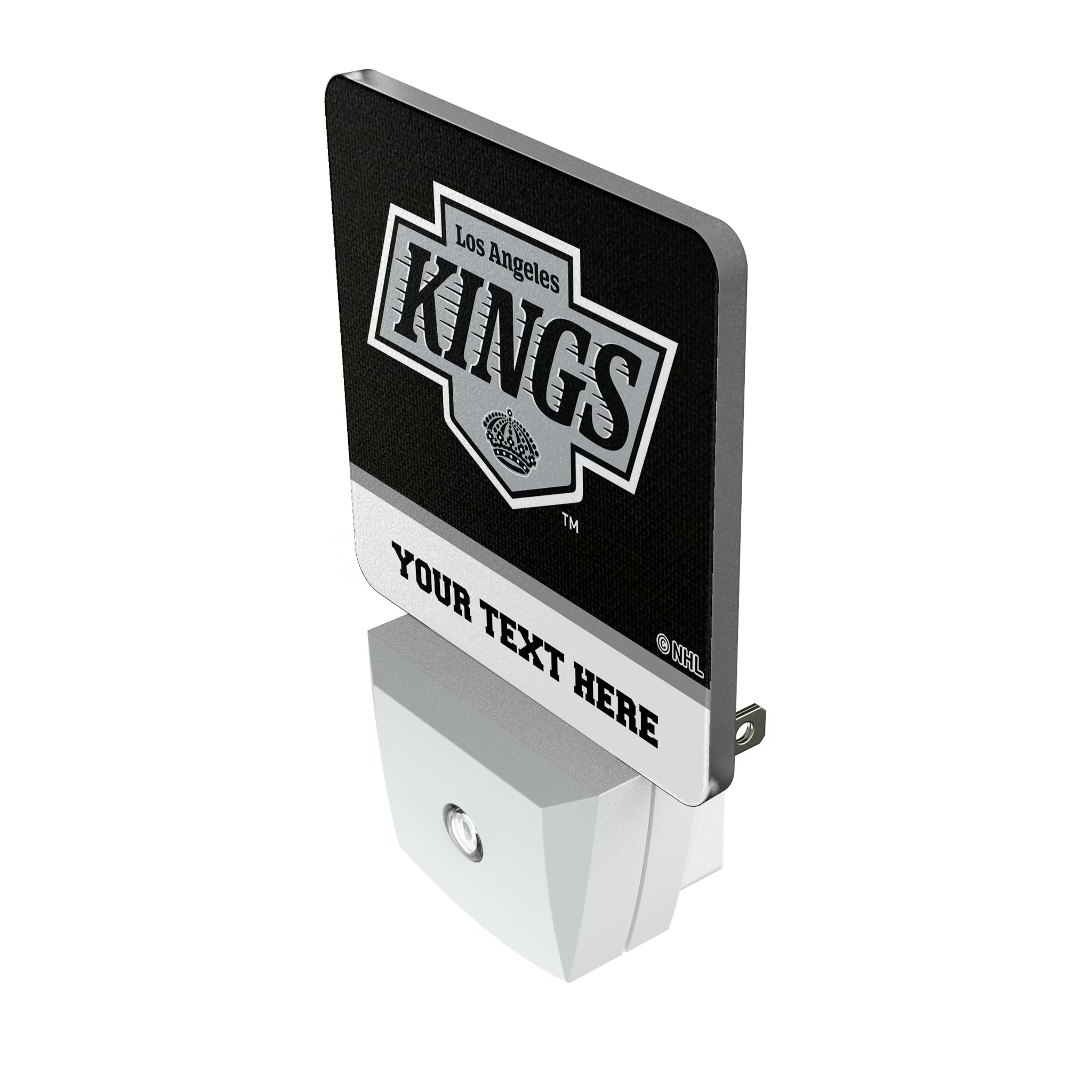 LA Kings Personalized Endzone Solid Night Light 2-Pack - Isometric View