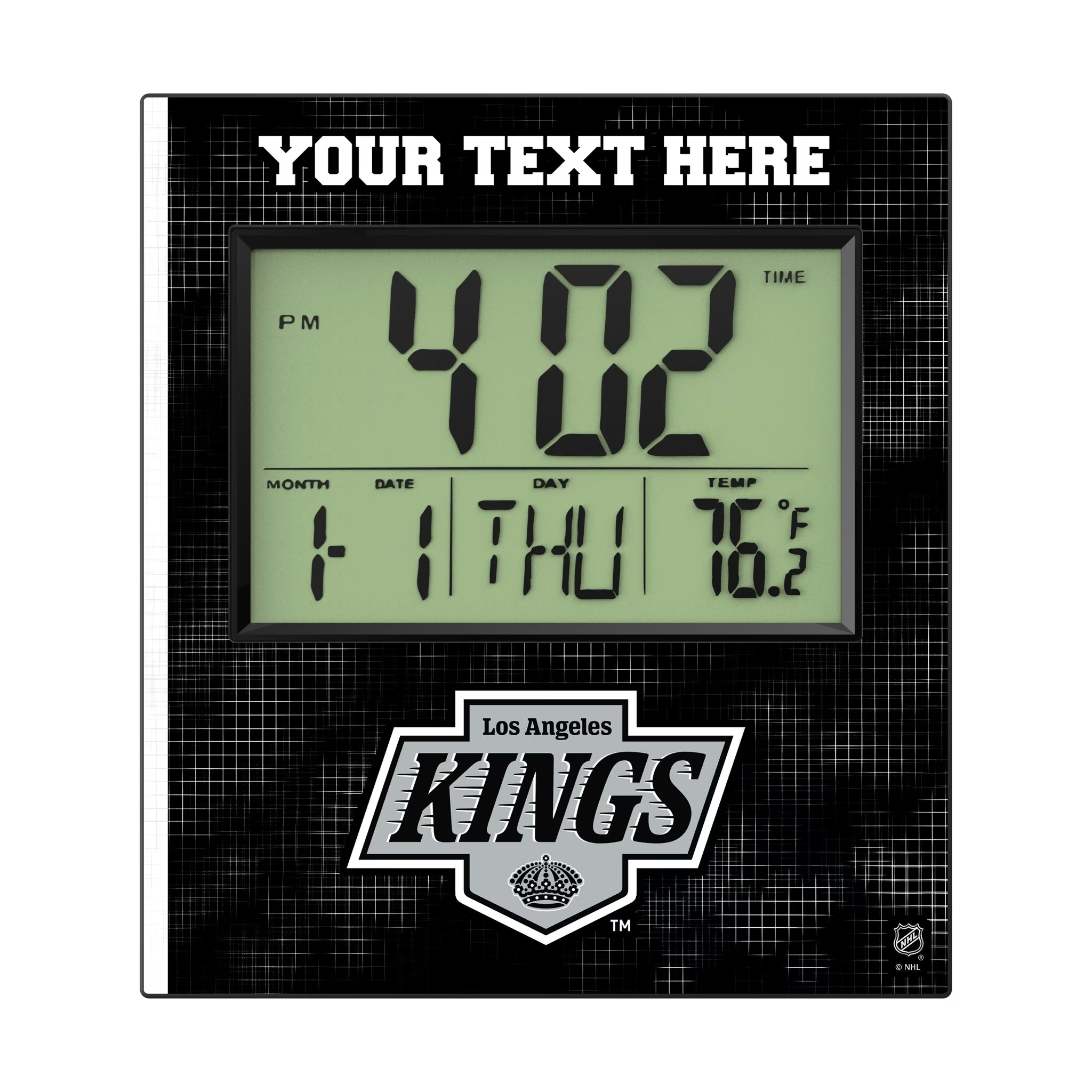LA Kings Personalized Hatch Wall Clock