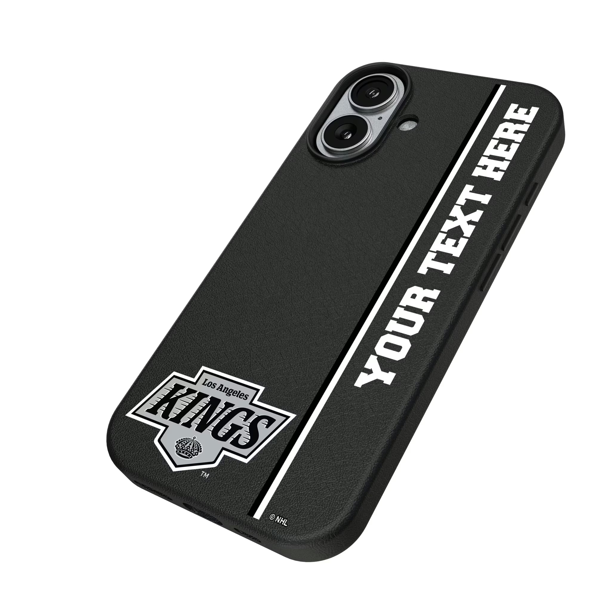 LA Kings Personalized Sidebard iPhone MagSafe Compatible Phone Case for Apple iPhone - Isometric View#Device_iPhone 17