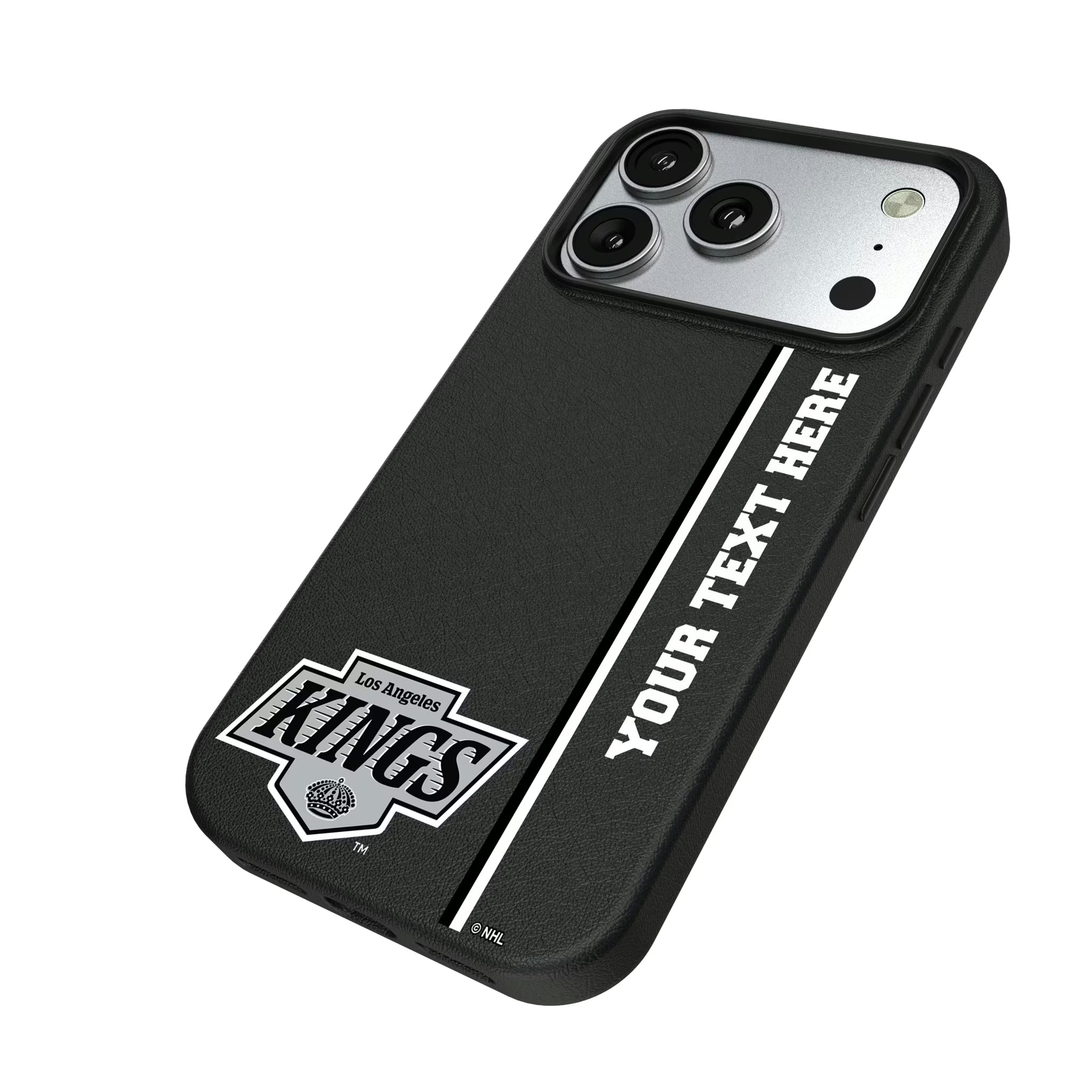 LA Kings Personalized Sidebard iPhone MagSafe Compatible Phone Case for Apple iPhone - Isometric View#Device_iPhone 17 Pro