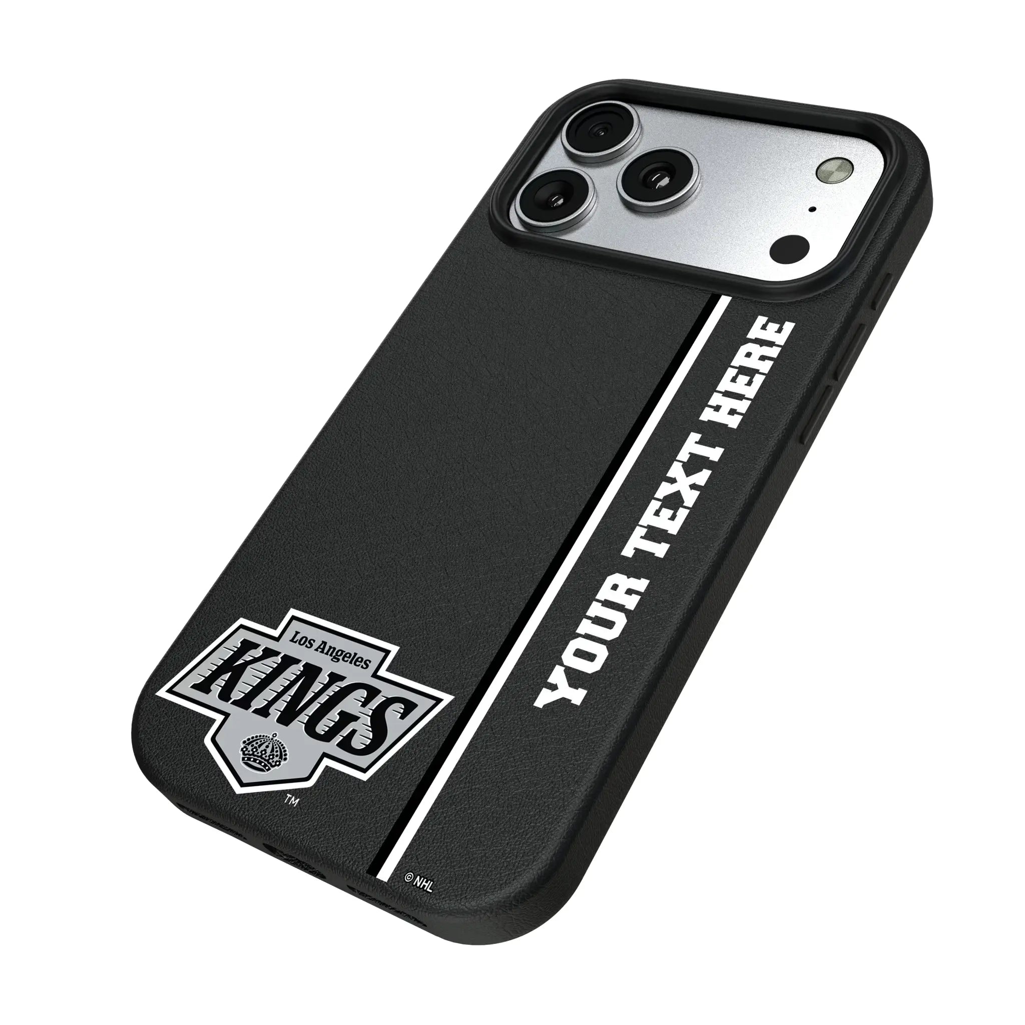 LA Kings Personalized Sidebard iPhone MagSafe Compatible Phone Case for Apple iPhone - Isometric View#Device_iPhone 17 Pro Max