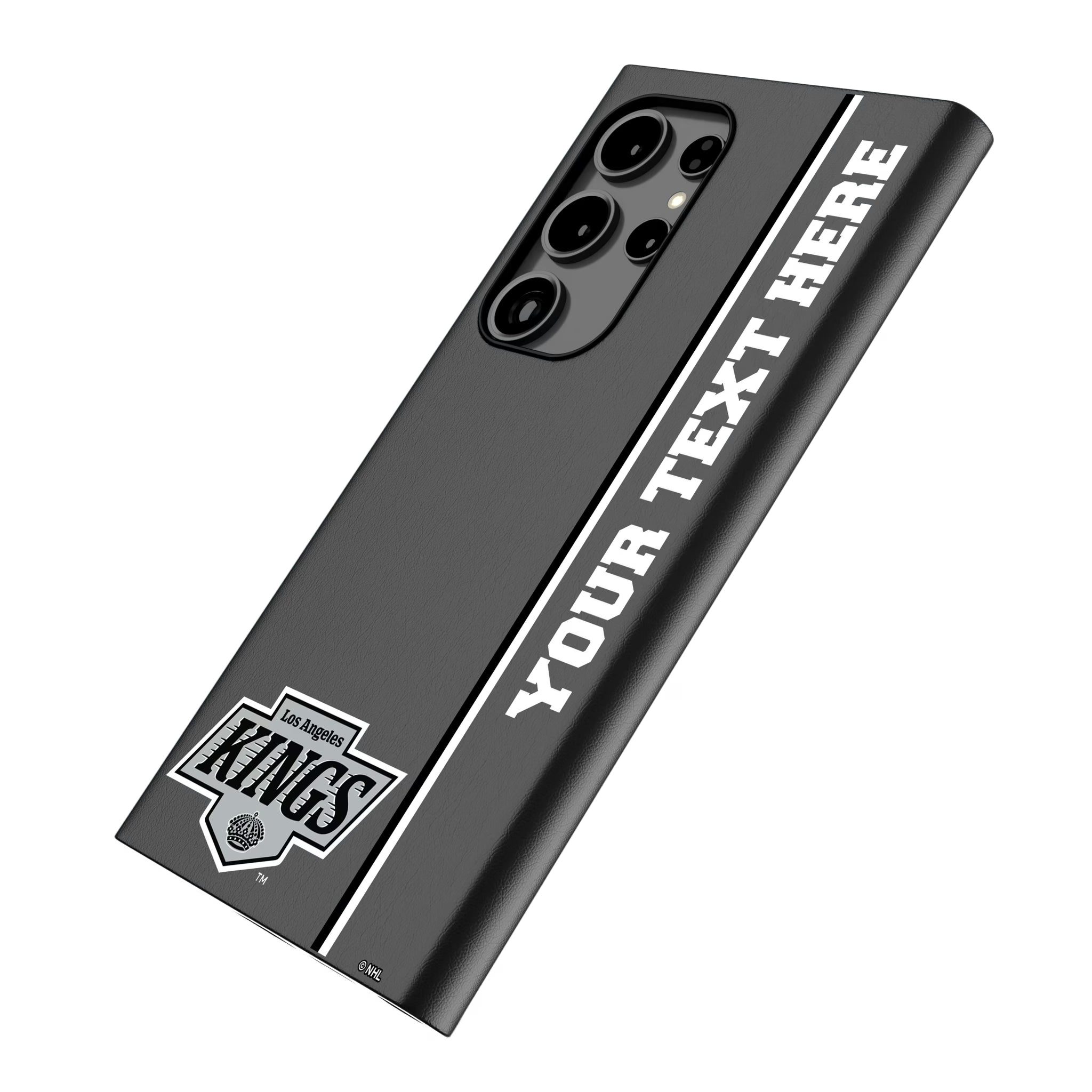 LA Kings Personalized Sidebard Galaxy MagSafe Compatible Phone Case for Samsung Galaxy - Isometric View