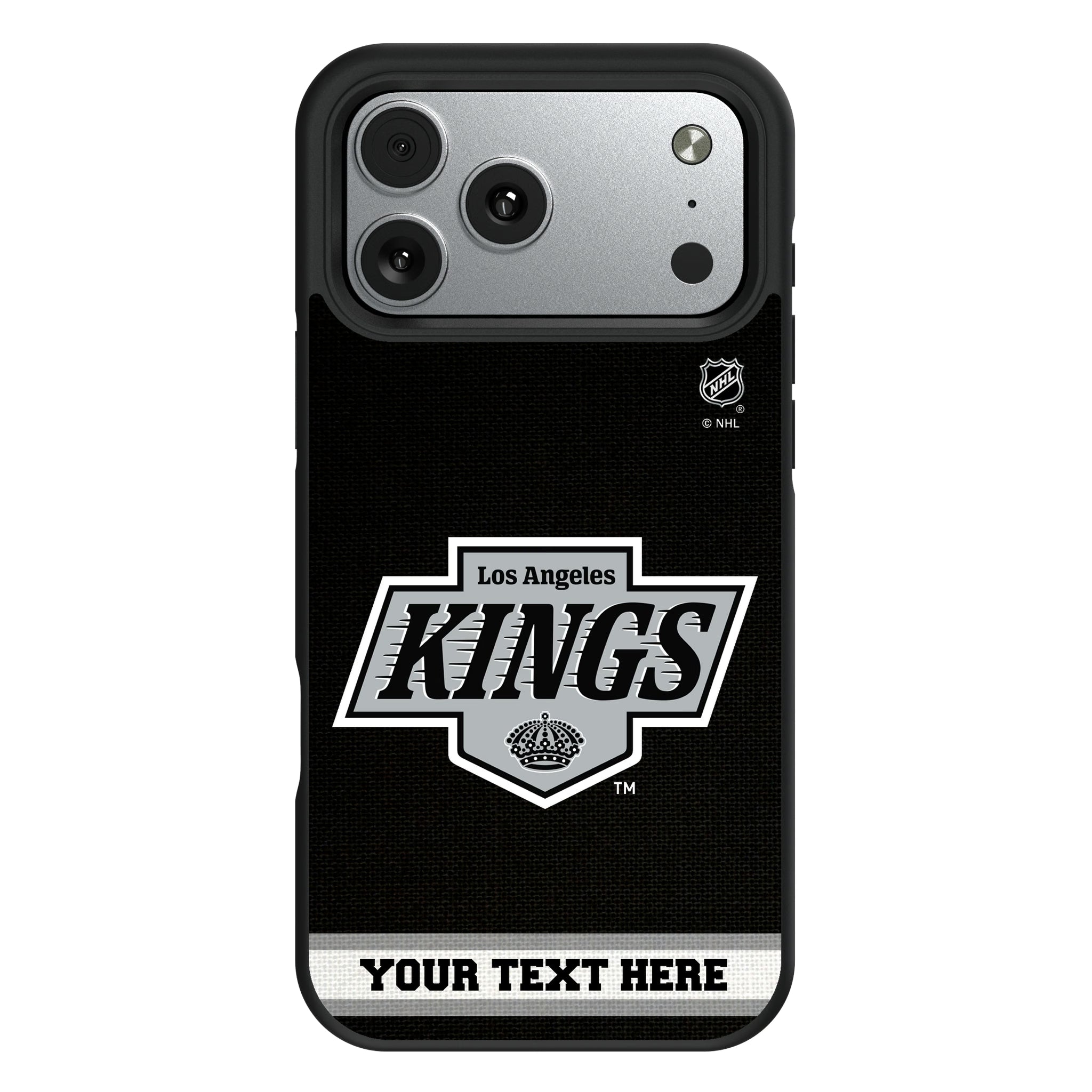 LA Kings Personalized Stripe iPhone Bump Phone Case for Apple iPhone#Device_iPhone 17 Pro Max