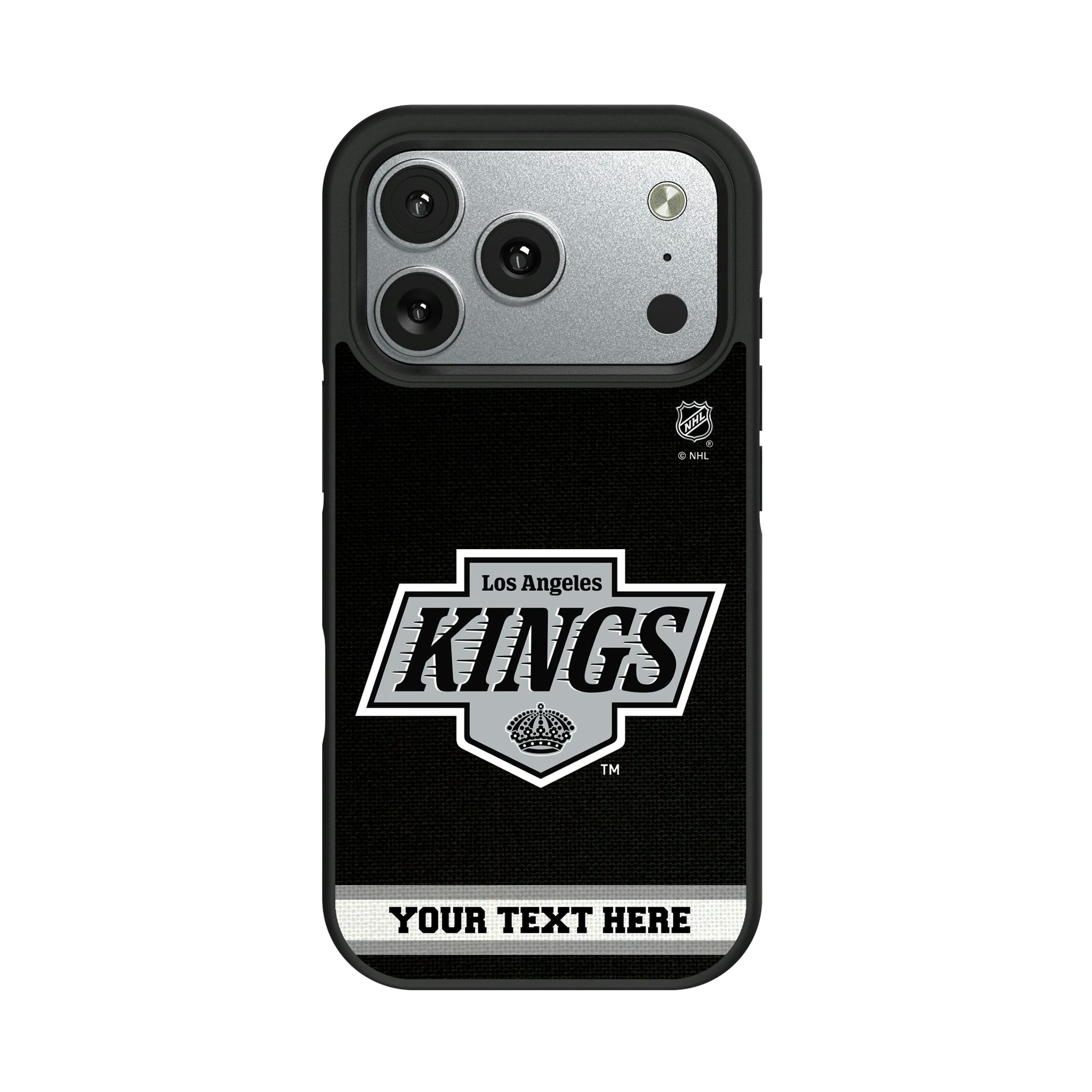 LA Kings Personalized Stripe iPhone Bump Phone Case for Apple iPhone#Device_iPhone 17 Pro