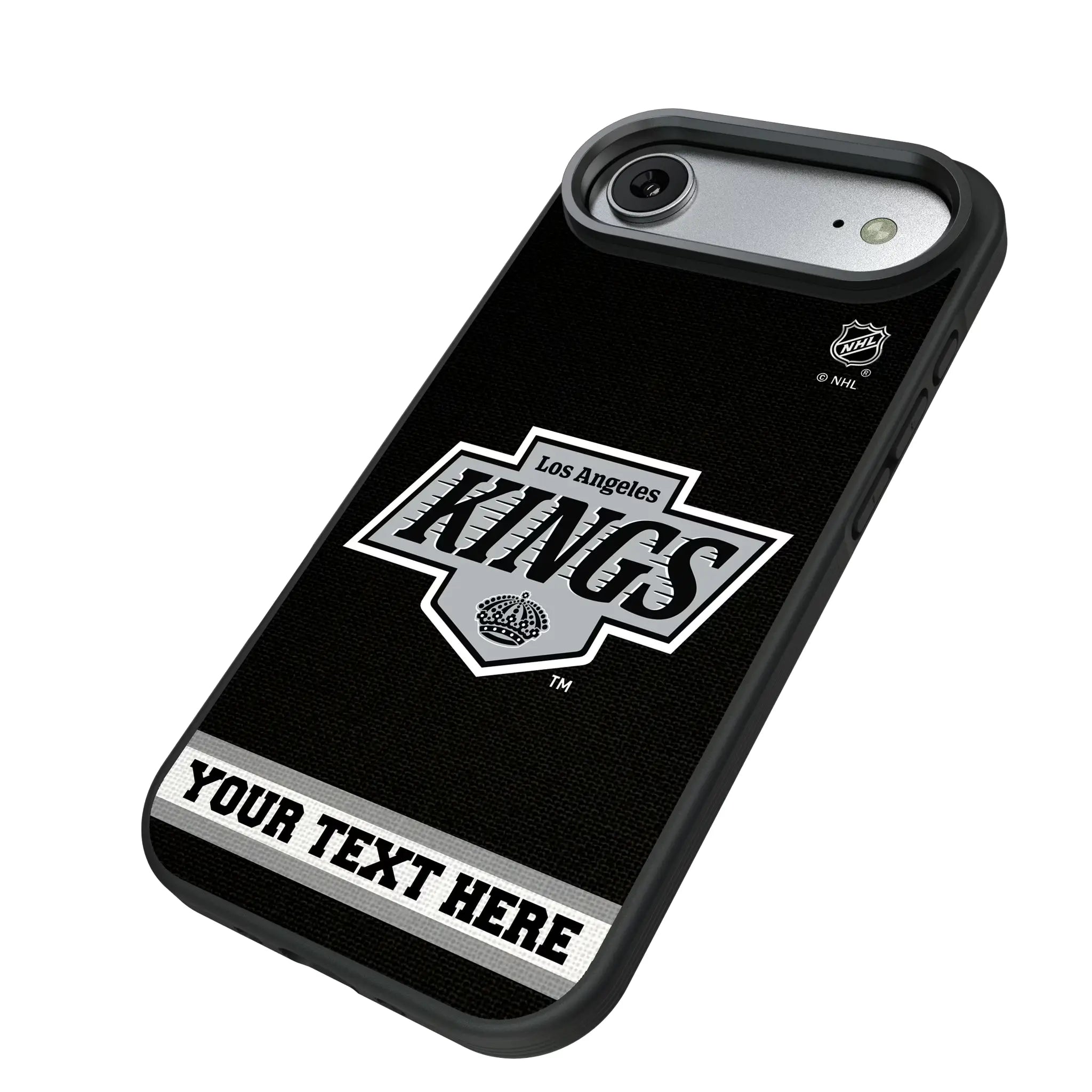 LA Kings Personalized Stripe iPhone Bump Phone Case for Apple iPhone - Isometric View#Device_iPhone Air