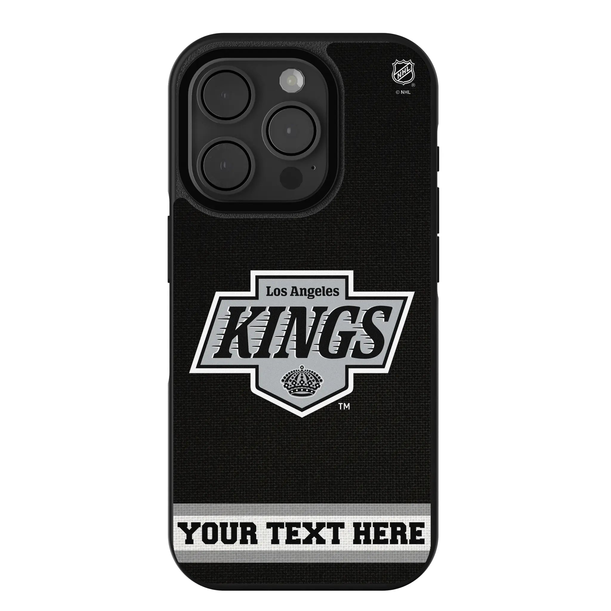 LA Kings Personalized Stripe iPhone Bump Phone Case for Apple iPhone