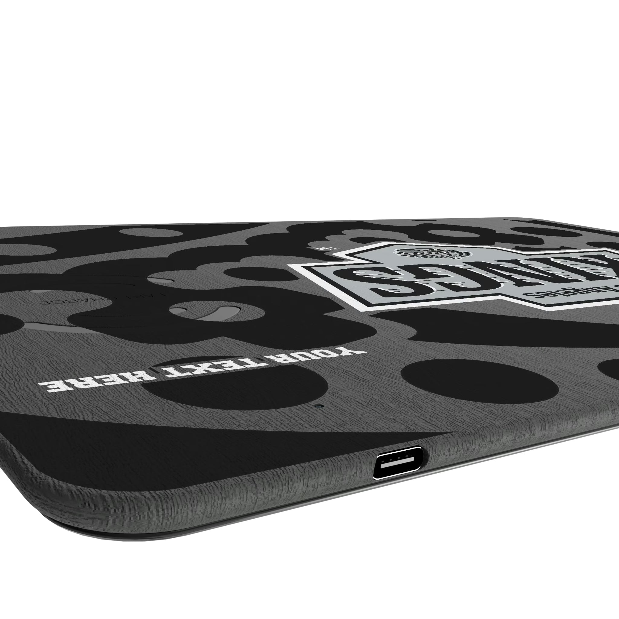 LA Kings Personalized Tilt 15-Watt Wireless Charger and Mouse Pad