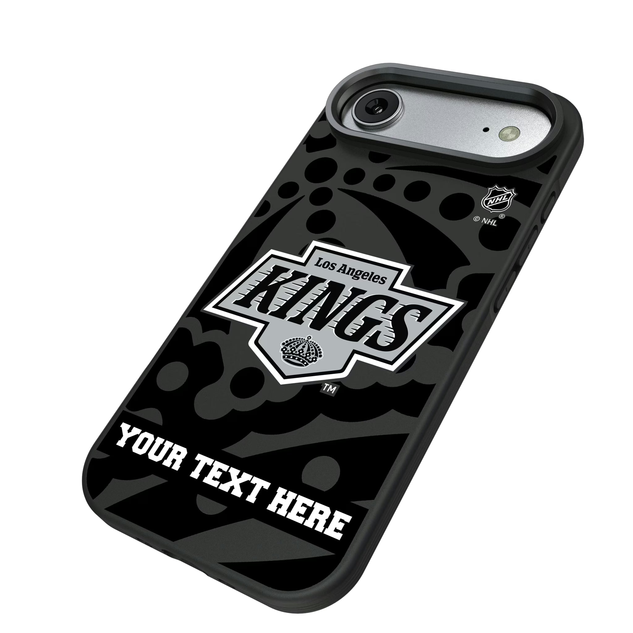 LA Kings Personalized Tilt iPhone Bump Phone Case for Apple iPhone - Isometric View#Device_iPhone Air