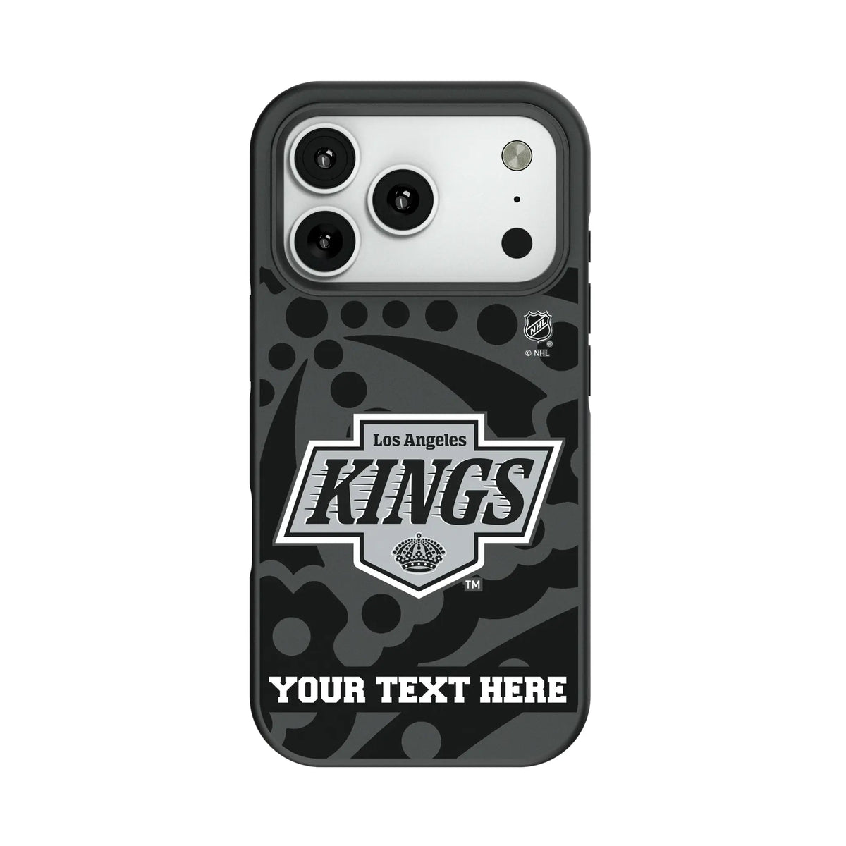 LA Kings Personalized Tilt Bump Phone Case for Apple iPhone
