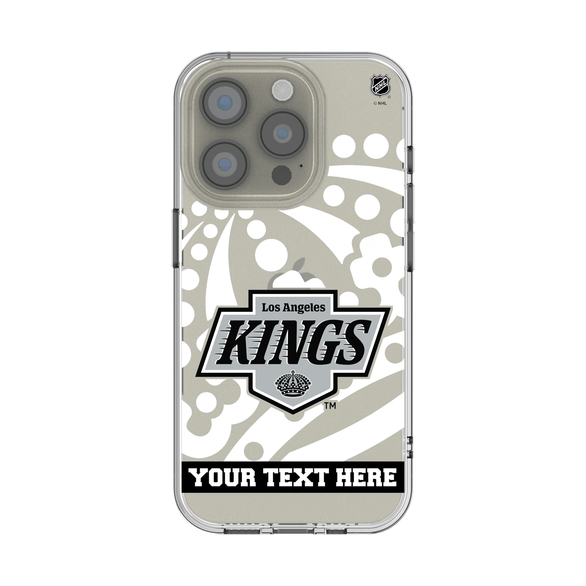 LA Kings Personalized Tilt iPhone Clear Phone Case for Apple iPhone