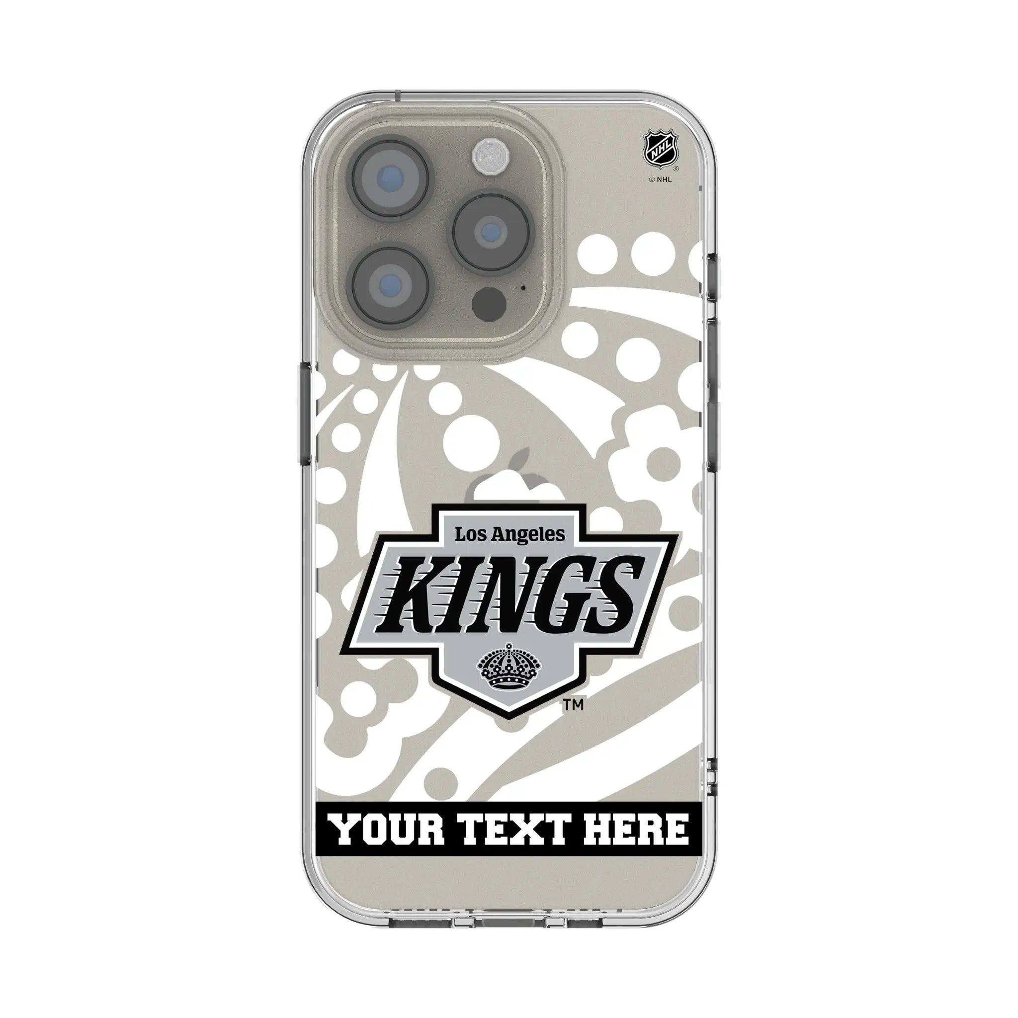 LA Kings Personalized Tilt iPhone Clear Phone Case for Apple iPhone