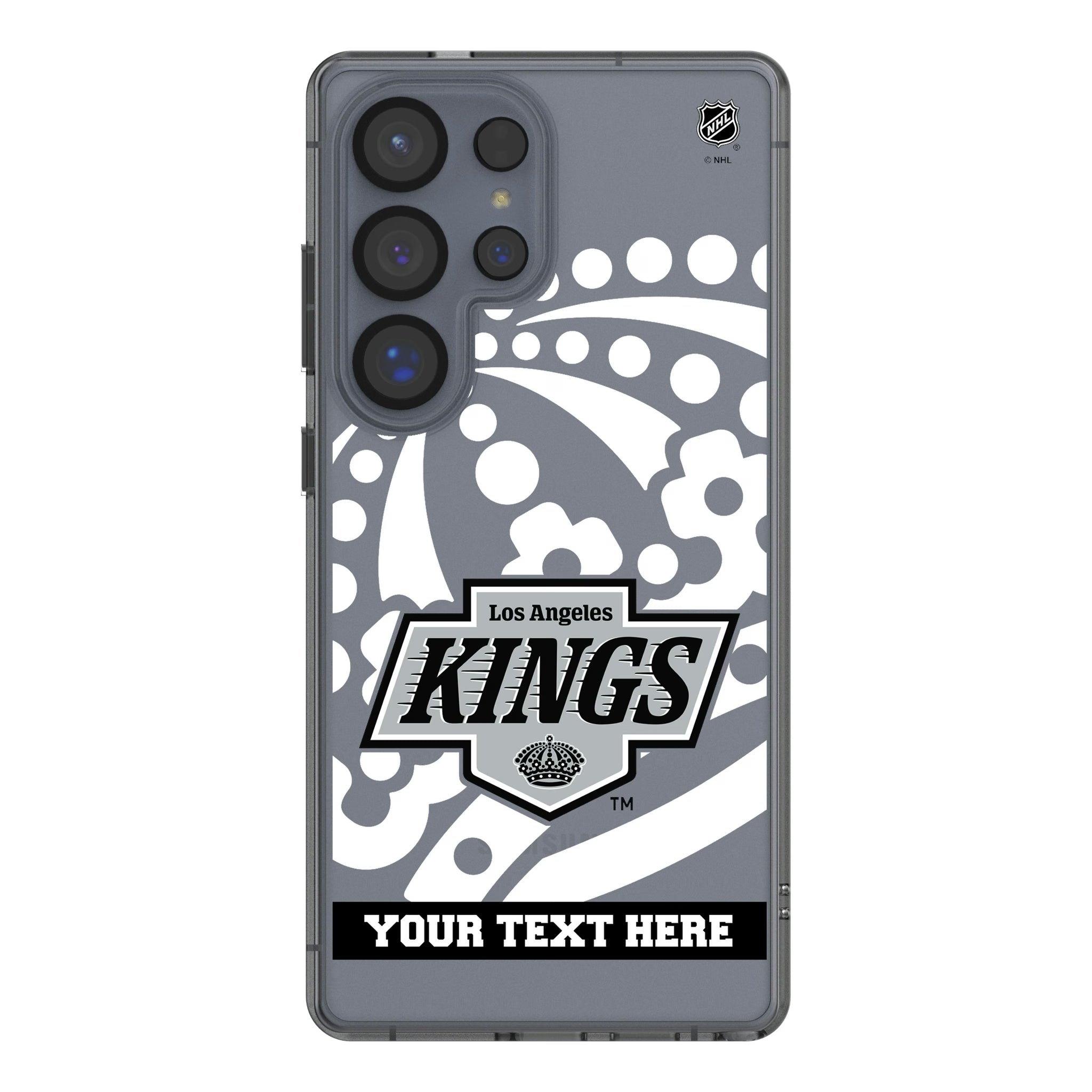 LA Kings Personalized Tilt Galaxy Clear Phone Case for Samsung Galaxy