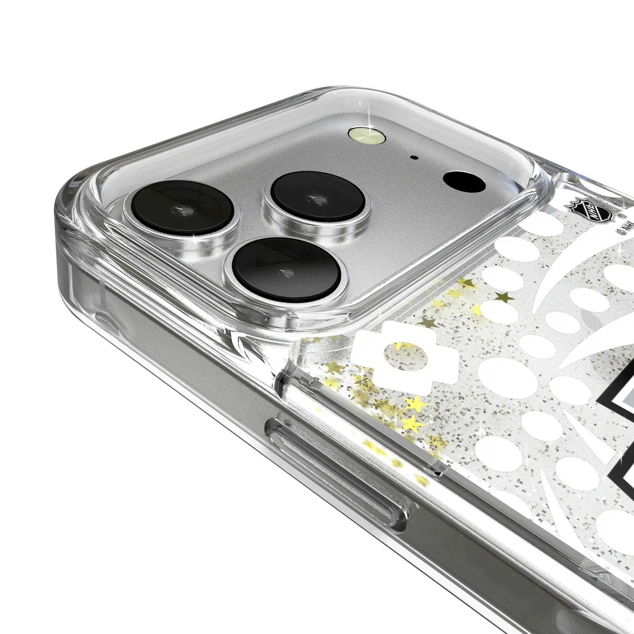 LA Kings Personalized Tilt iPhone Glitter Phone Case for Apple iPhone - Detail