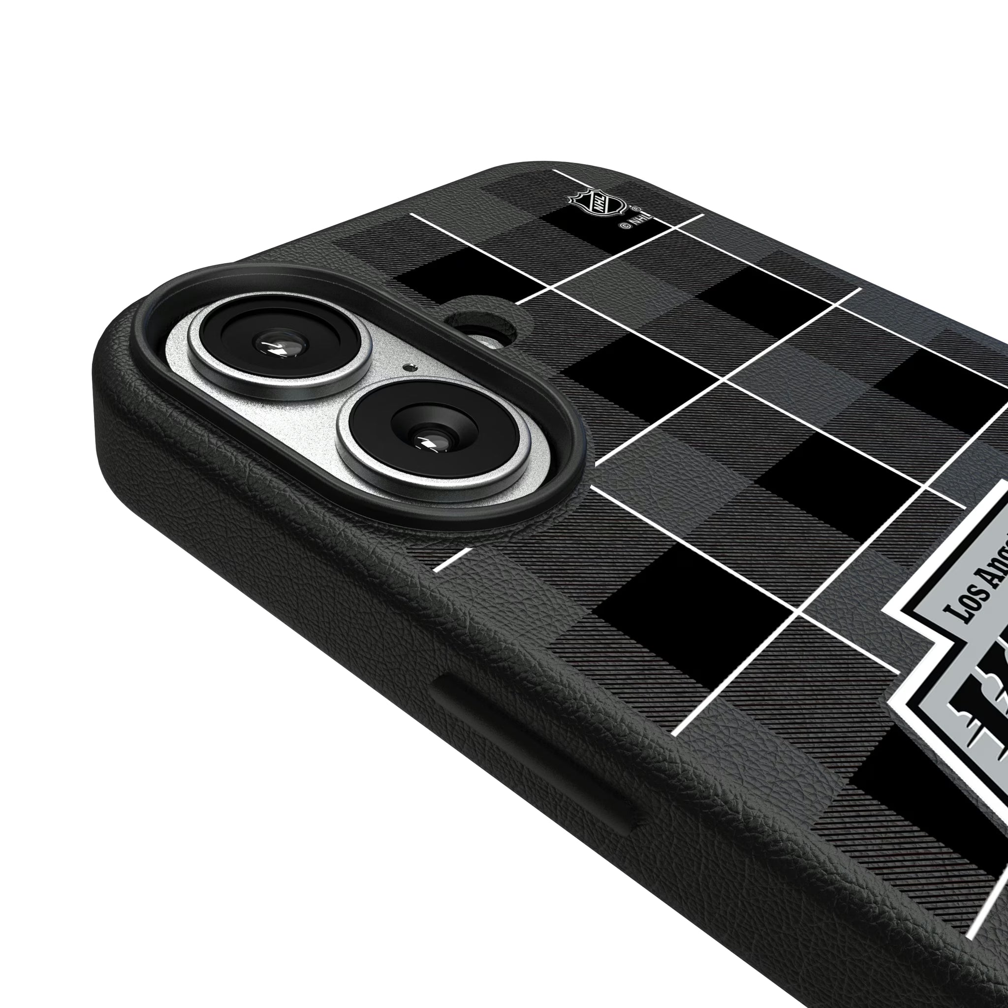 LA Kings Plaid iPhone MagSafe Compatible Phone Case for Apple iPhone - Detail#Device_iPhone 17