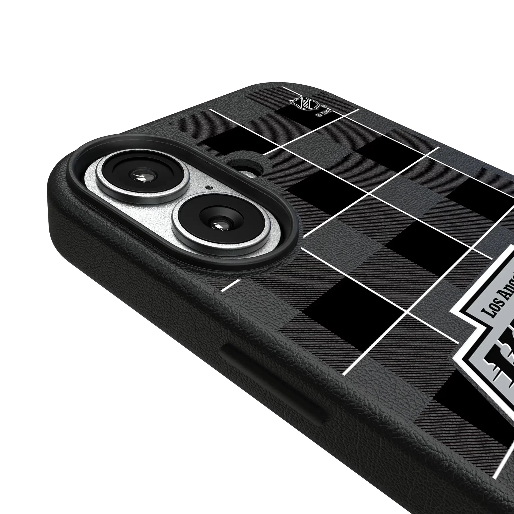 LA Kings Plaid iPhone MagSafe Compatible Phone Case for Apple iPhone - Detail#Device_iPhone 17