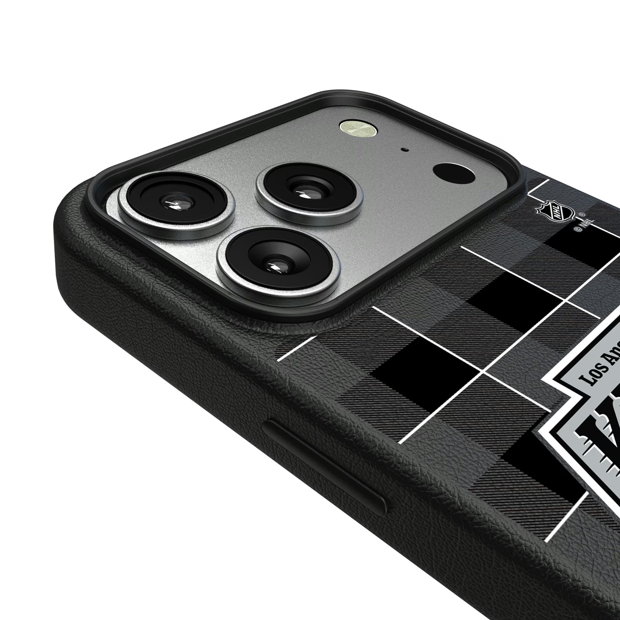 LA Kings Plaid iPhone MagSafe Compatible Phone Case for Apple iPhone - Detail#Device_iPhone 17 Pro