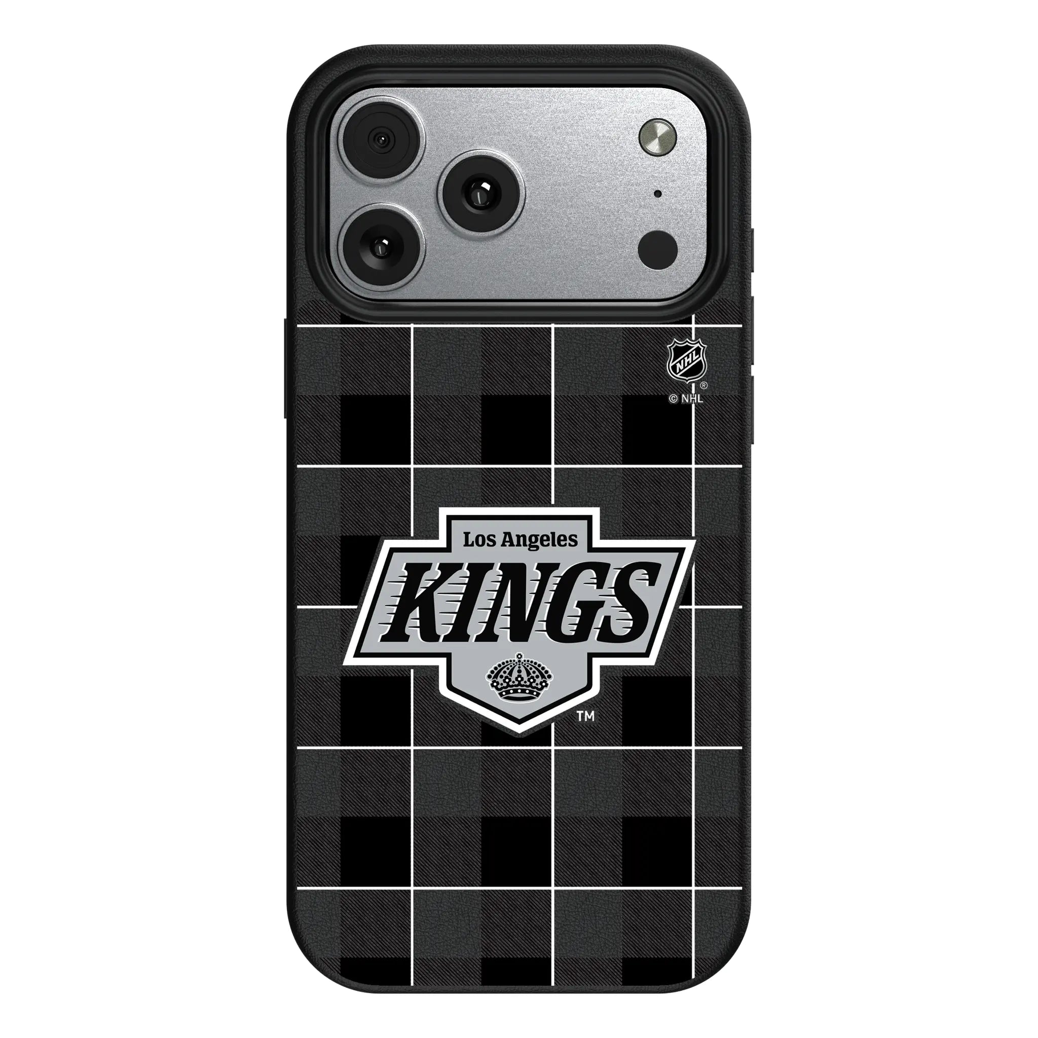 LA Kings Plaid iPhone MagSafe Compatible Phone Case for Apple iPhone#Device_iPhone 17 Pro Max