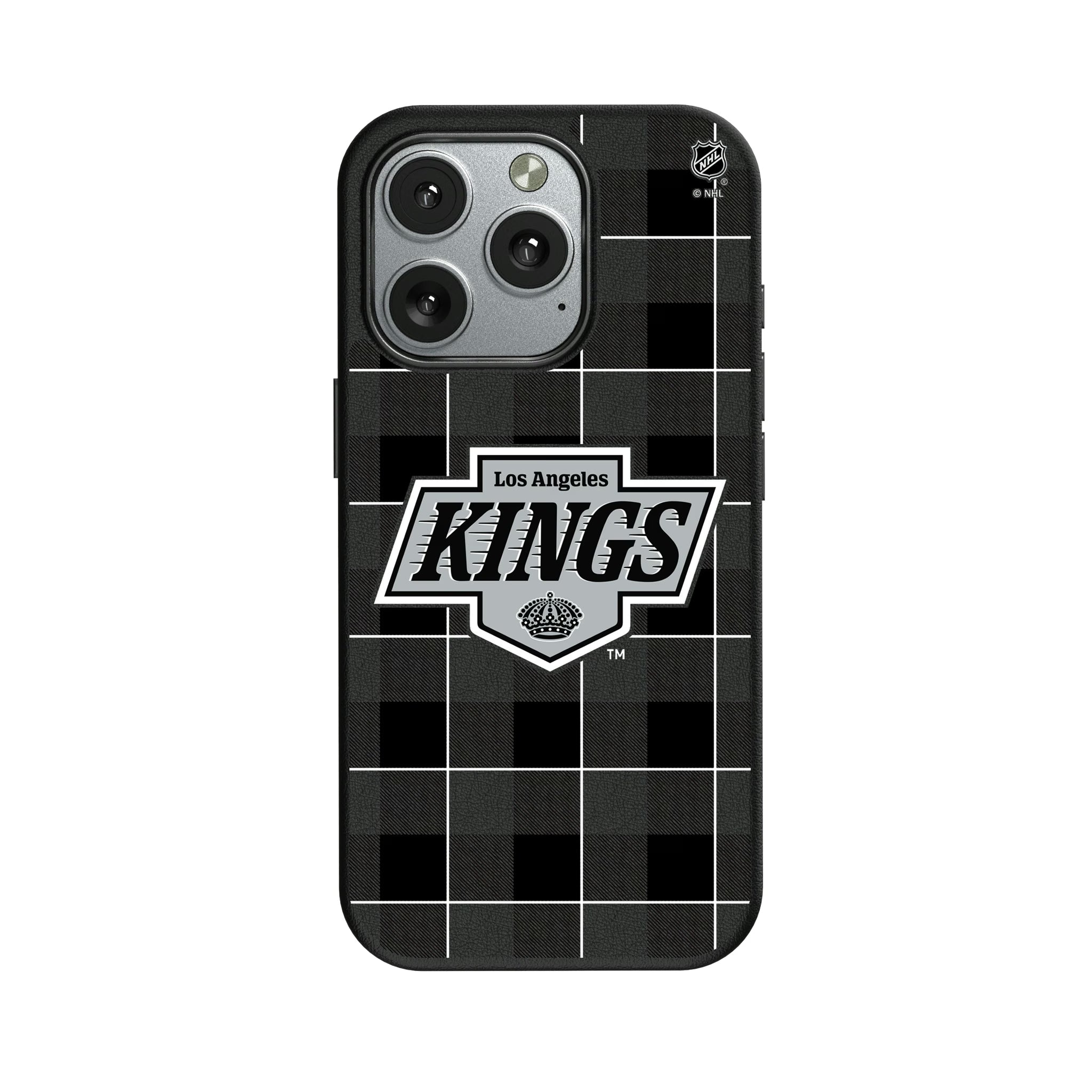 LA Kings Plaid iPhone MagSafe Compatible Phone Case for Apple iPhone