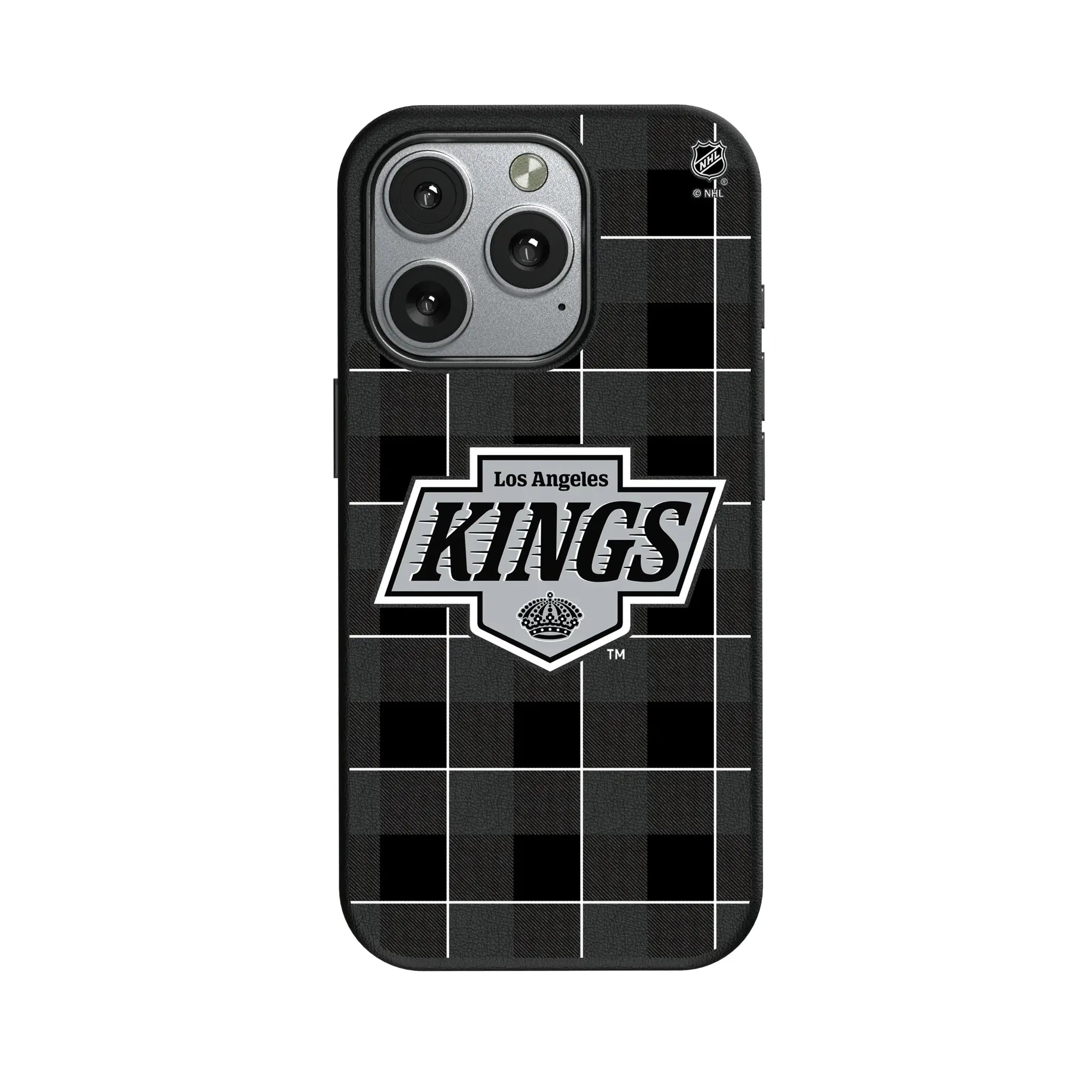 LA Kings Plaid iPhone MagSafe Compatible Phone Case for Apple iPhone