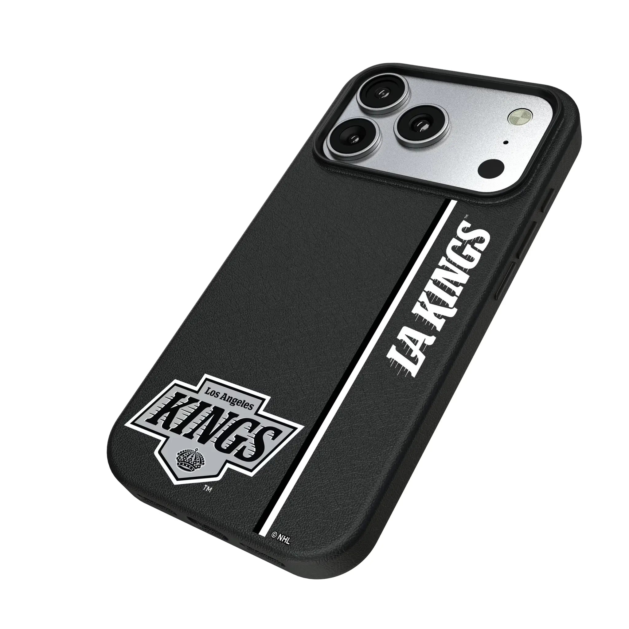 LA Kings Sidebar iPhone MagSafe Compatible Phone Case for Apple iPhone - Isometric View#Device_iPhone 17 Pro