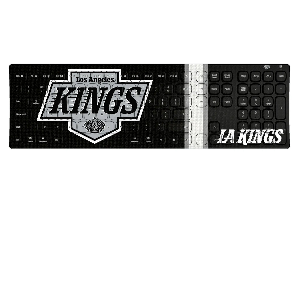 LA Kings Stripe KKB605 Curved Wireless Keyboard