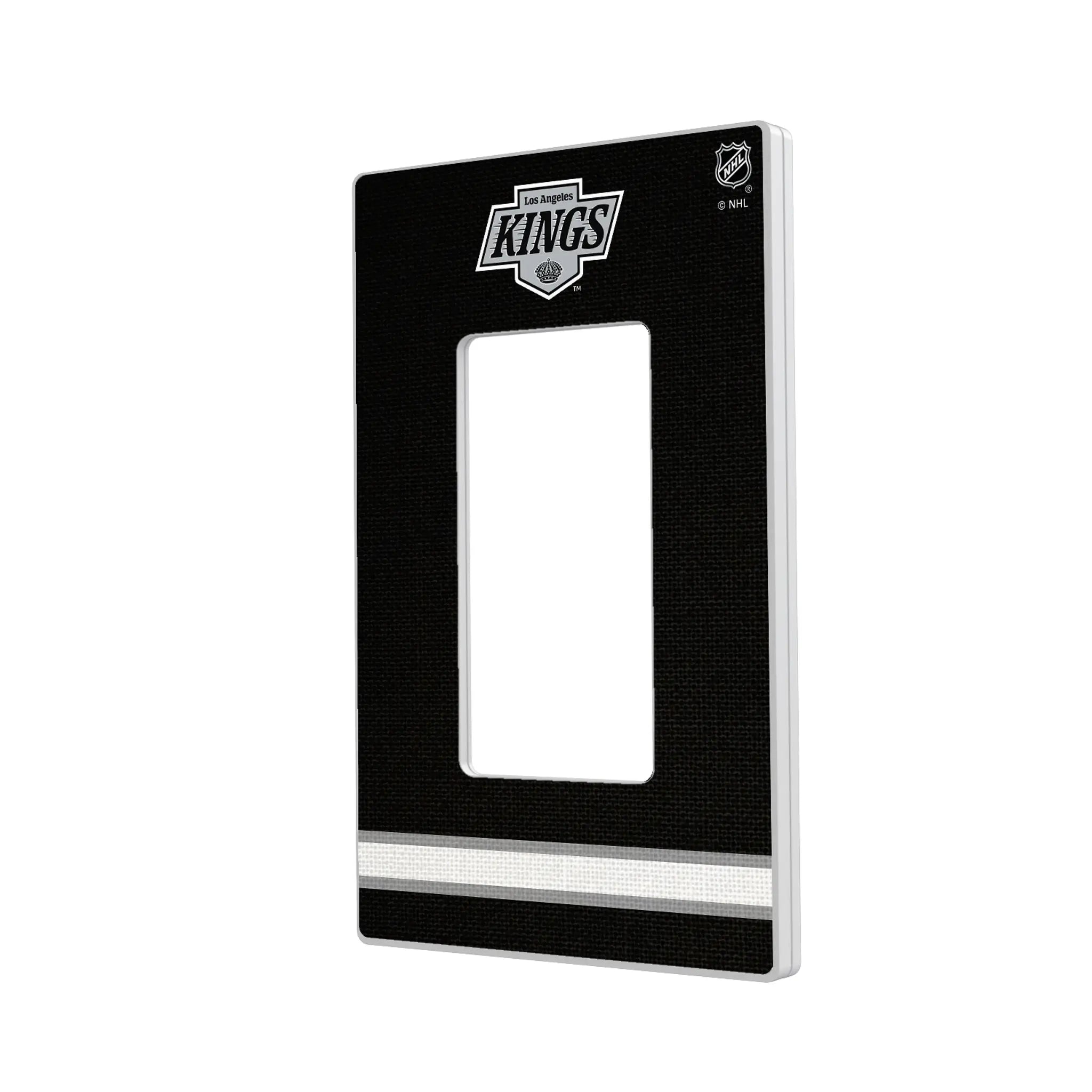 LA Kings Stripe Hidden-Screw Light Switch Plate#Style_Single Rocker
